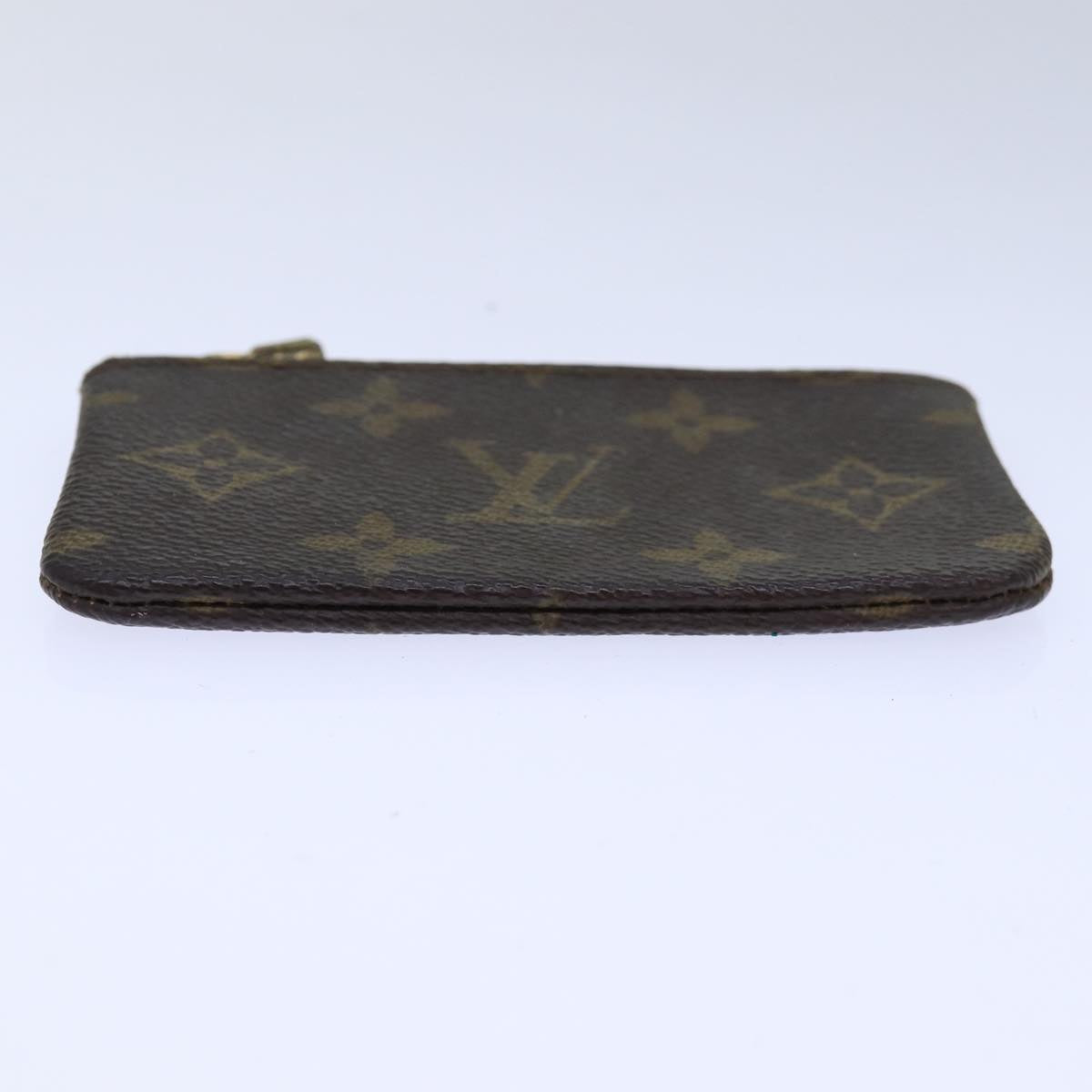 LOUIS VUITTON Monogram Pochette Cles Coin Purse M62650 LV Auth 85158