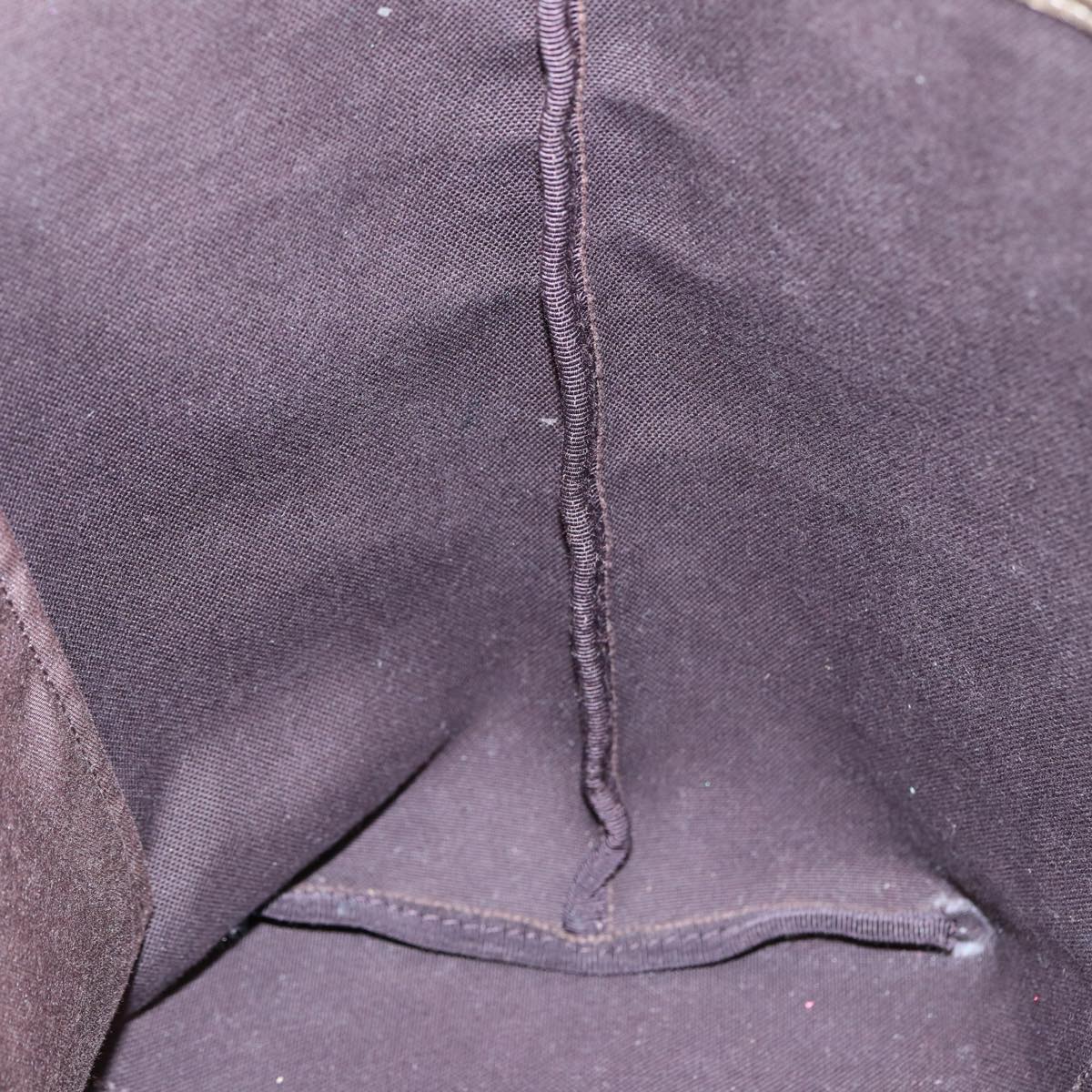 GUCCI GG Crystal Tote Bag Gold Beige 197953 Auth 85182