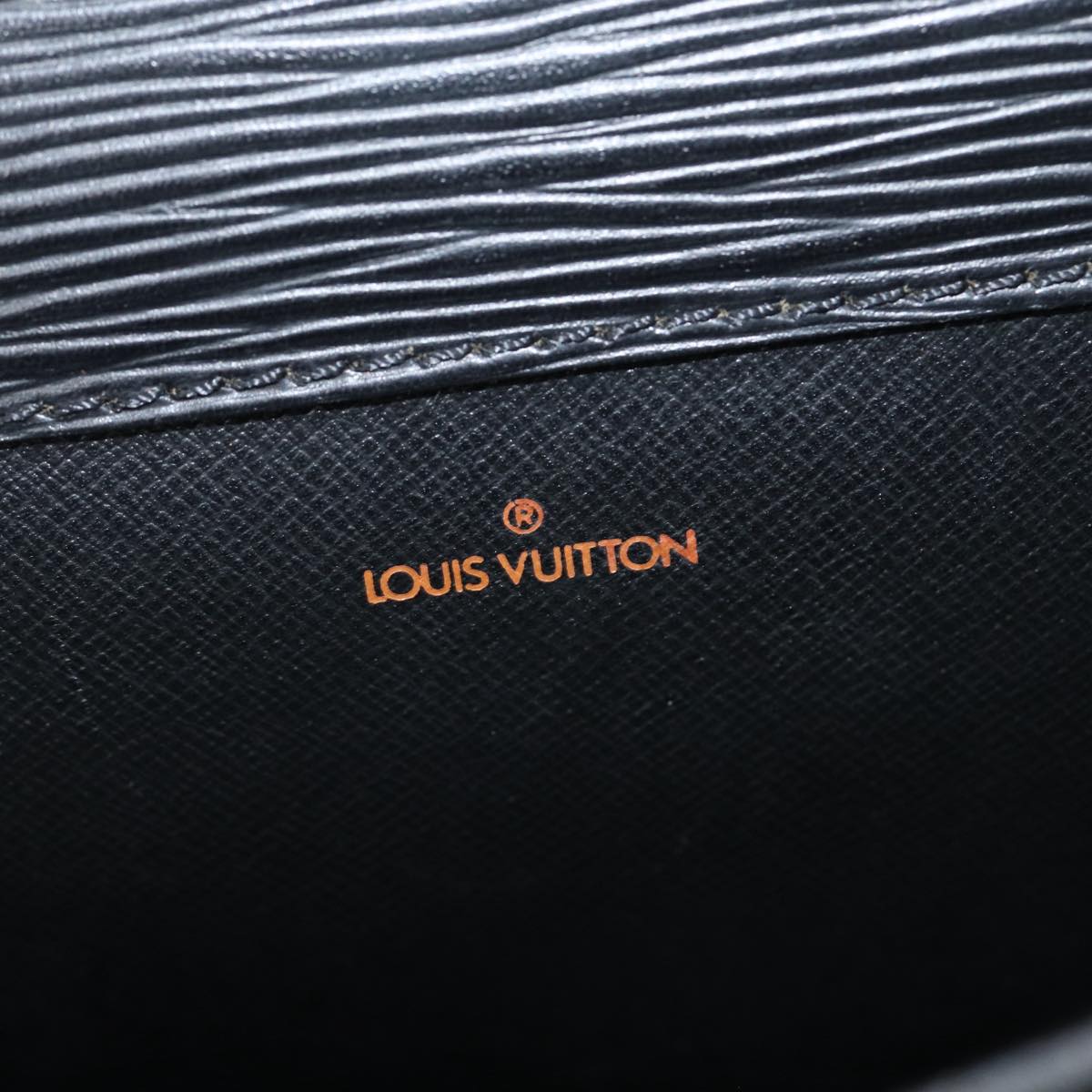 LOUIS VUITTON Epi Porte Documents Senateur Briefcase Black M54452 LV Auth 85197