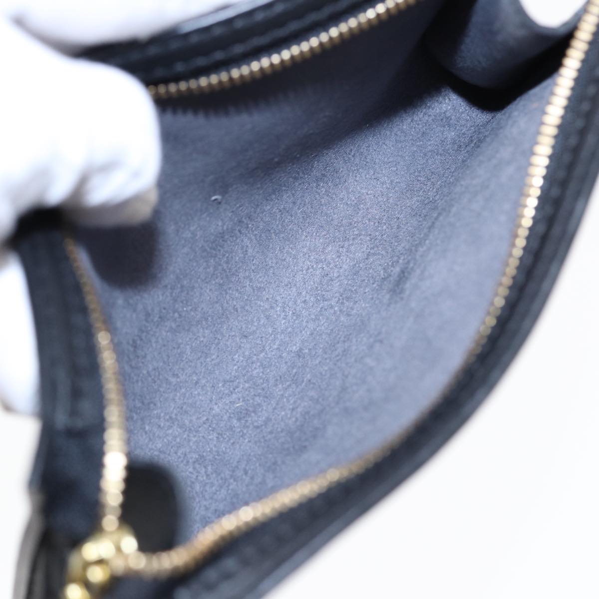 LOUIS VUITTON Epi Bucket PM Shoulder Bag Black M58992 LV Auth 85250