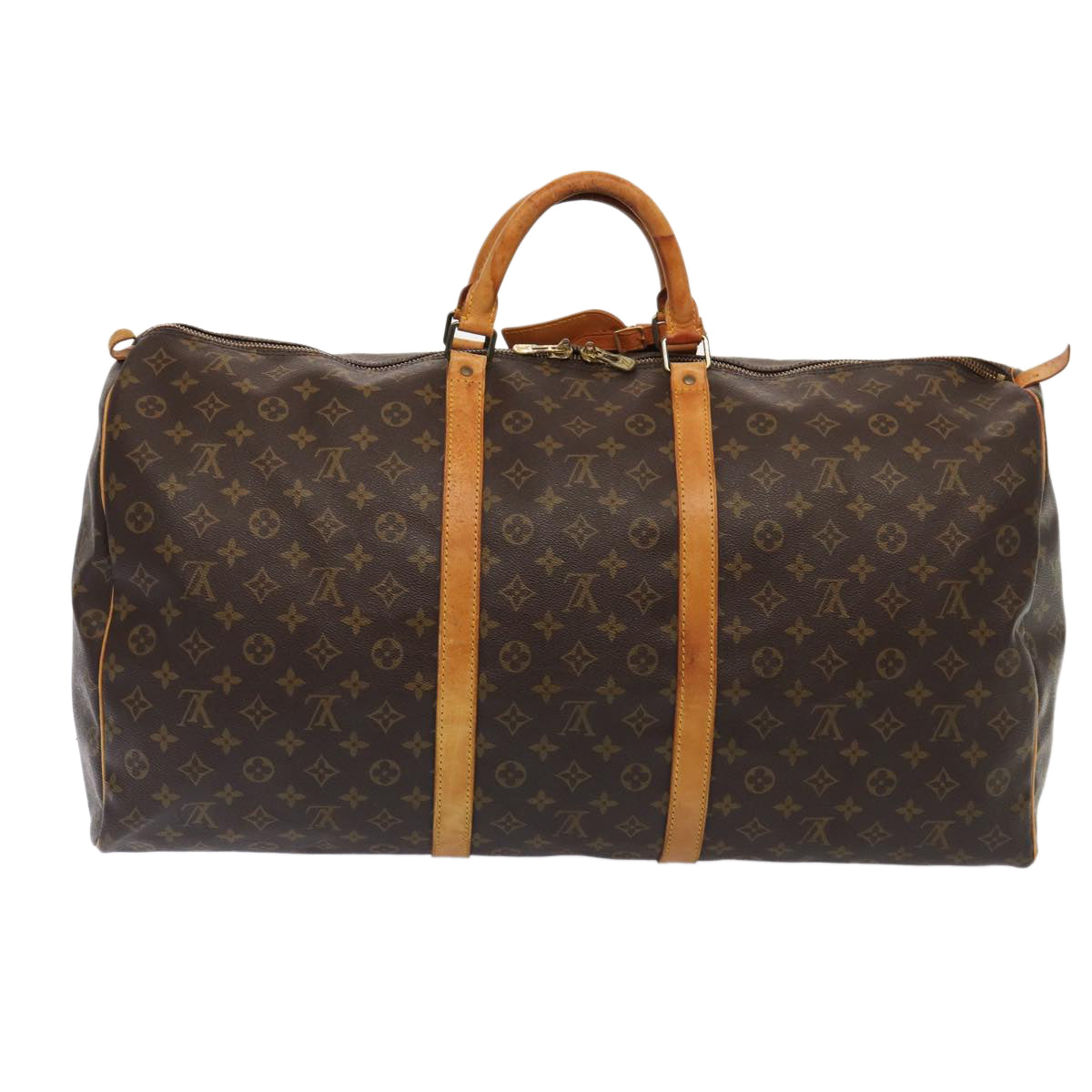 LOUIS VUITTON Monogram Keepall 60 Boston Bag M41422 LV Auth 85275