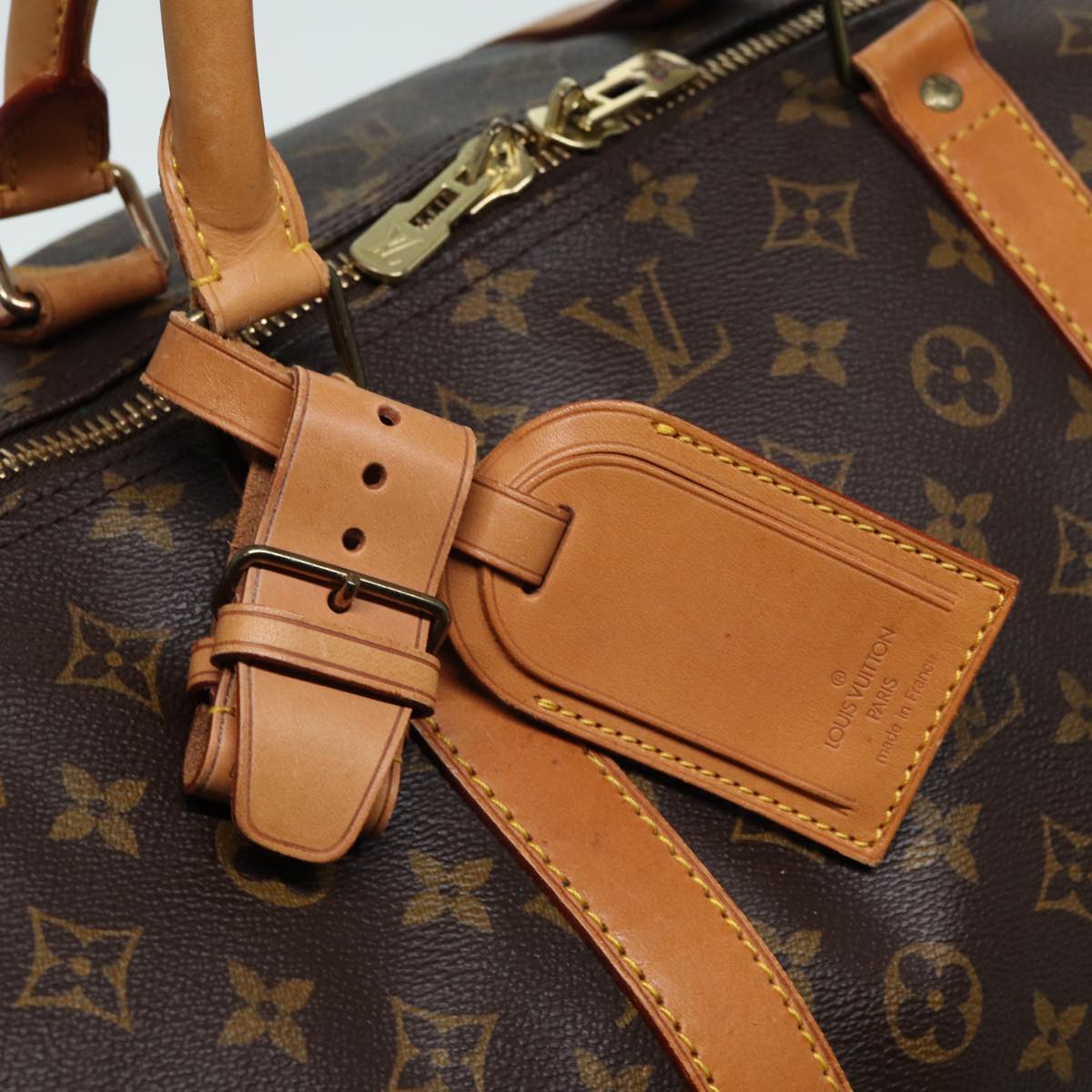 LOUIS VUITTON Monogram Keepall 60 Boston Bag M41422 LV Auth 85278