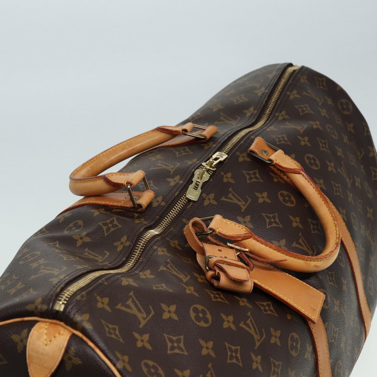 LOUIS VUITTON Monogram Keepall 60 Boston Bag M41422 LV Auth 85278
