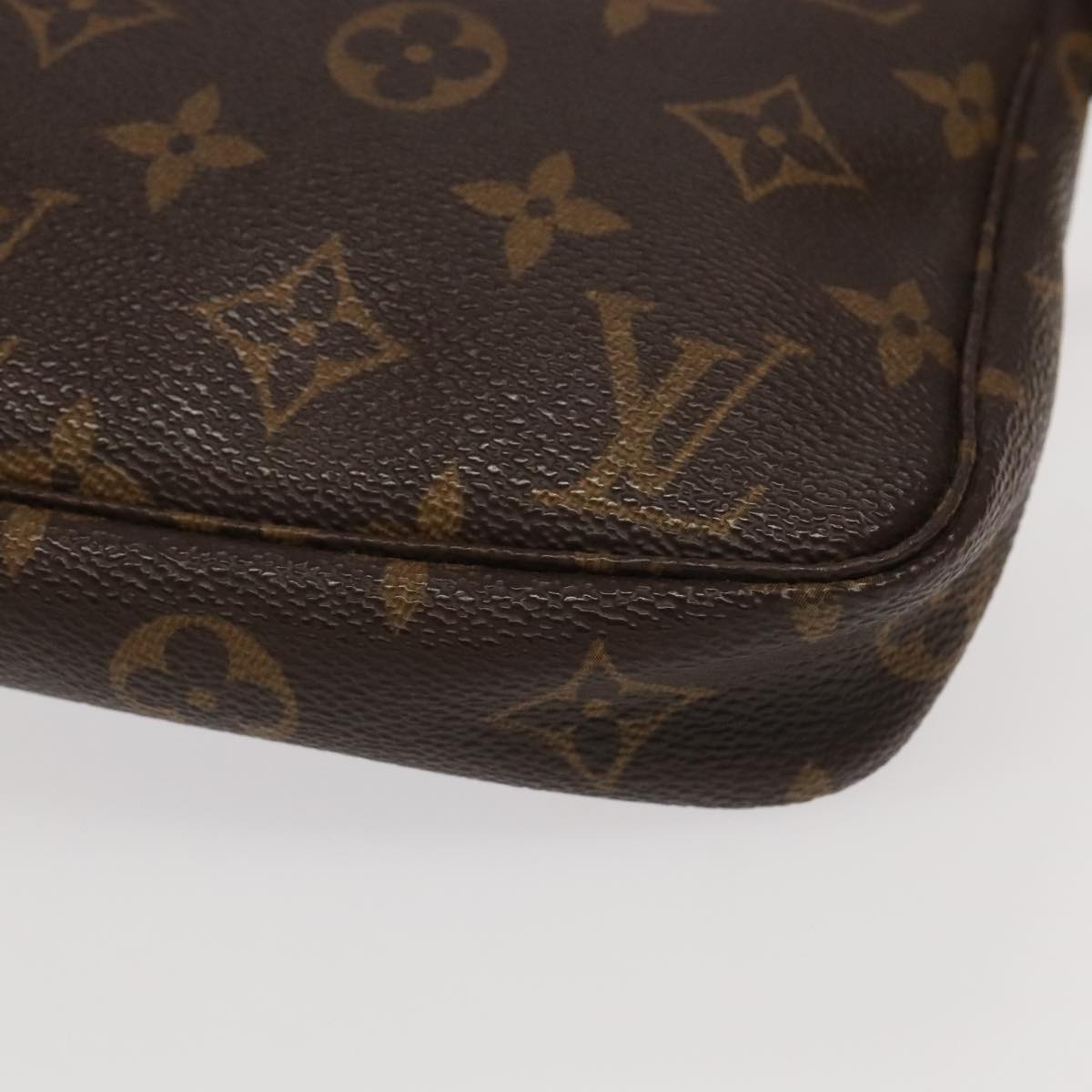 LOUIS VUITTON Monogram Pochette Accessoires Pouch M51980 LV Auth 85313