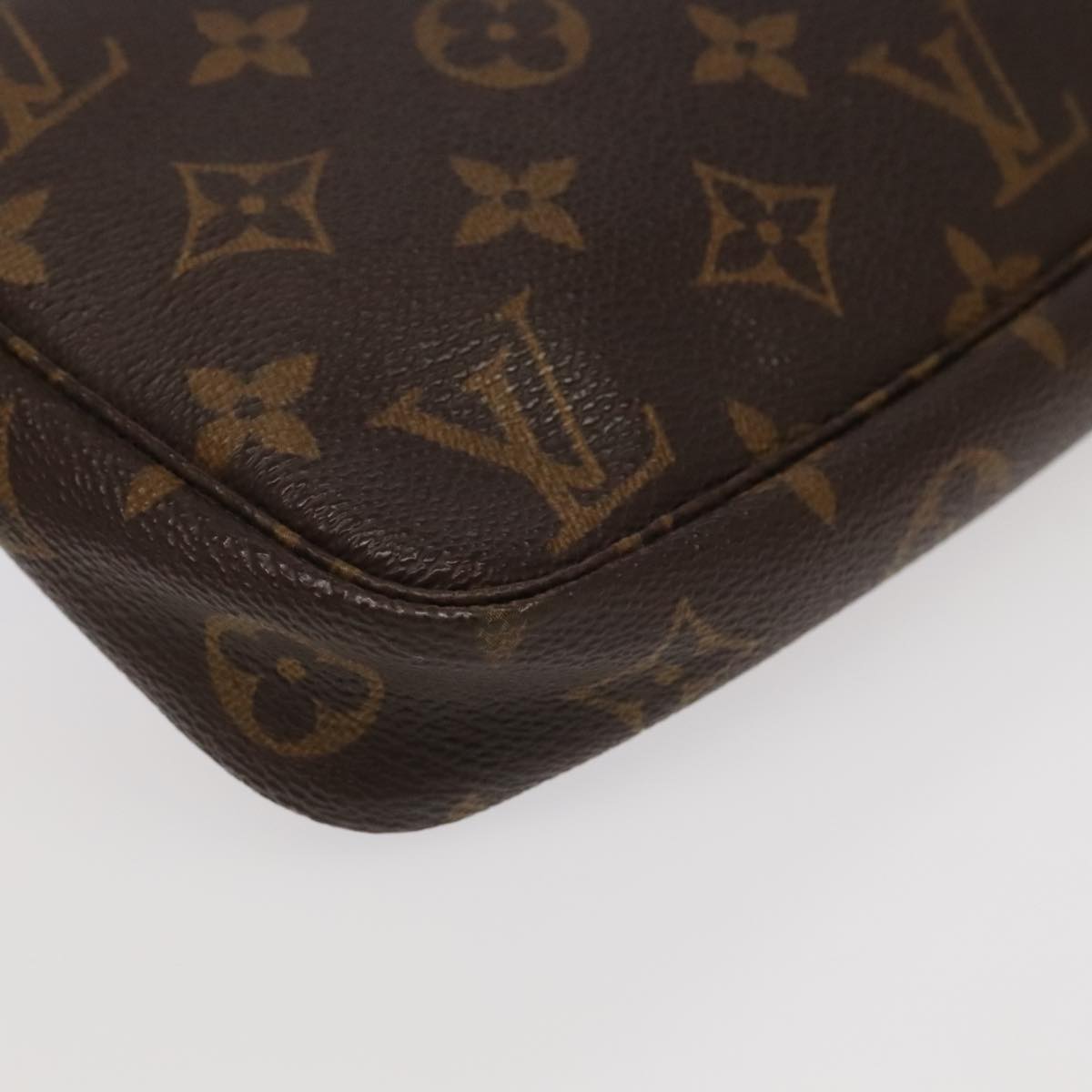 LOUIS VUITTON Monogram Pochette Accessoires Pouch M51980 LV Auth 85313