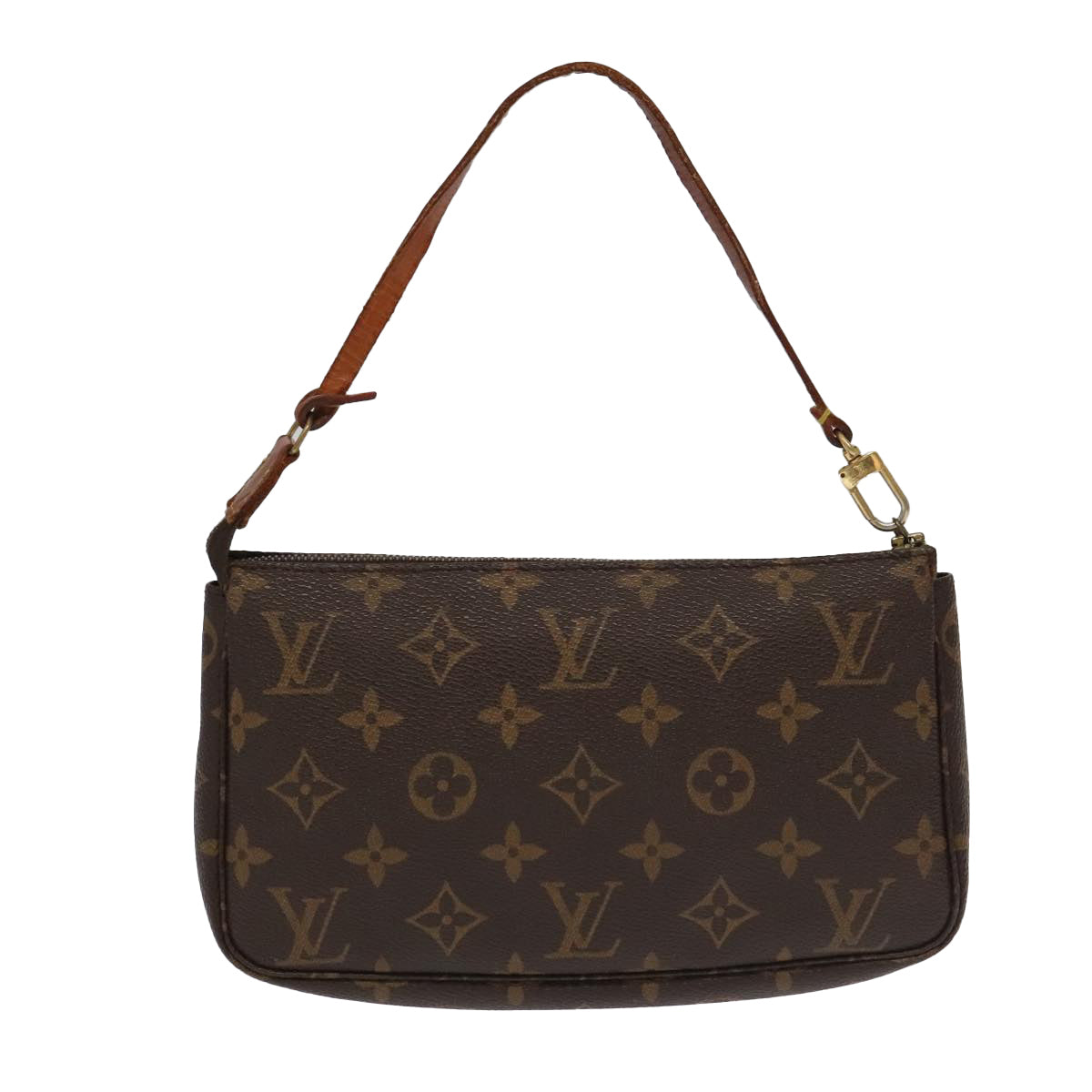 LOUIS VUITTON Monogram Pochette Accessoires Pouch M51980 LV Auth 85313