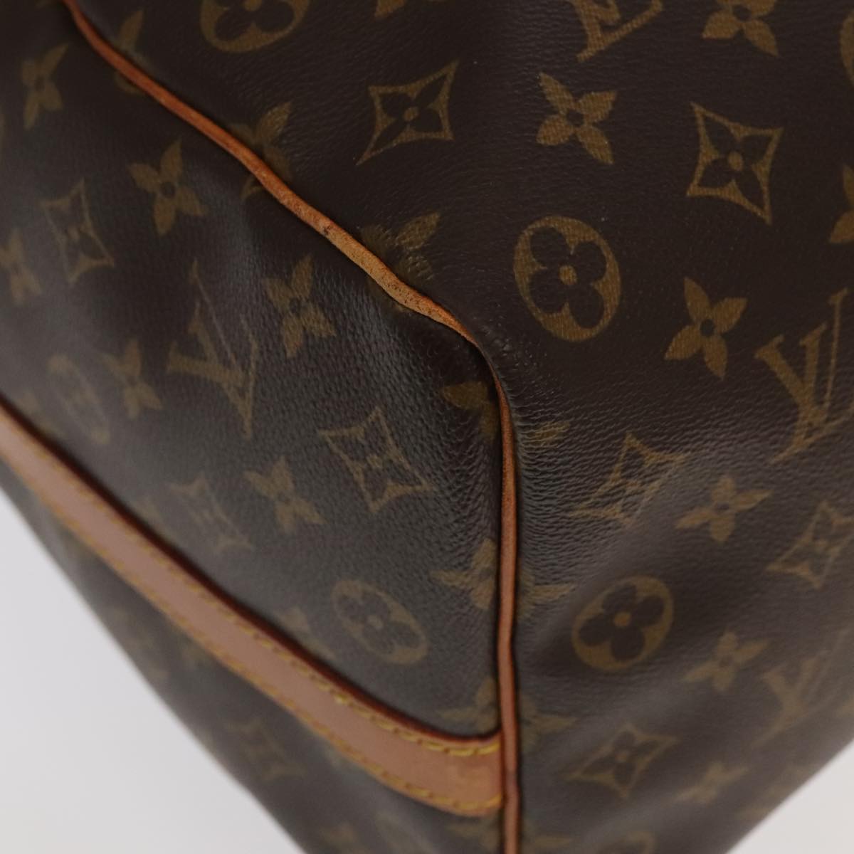 LOUIS VUITTON Monogram Keepall Bandouliere 50 Boston Bag M41416 LV Auth 85407