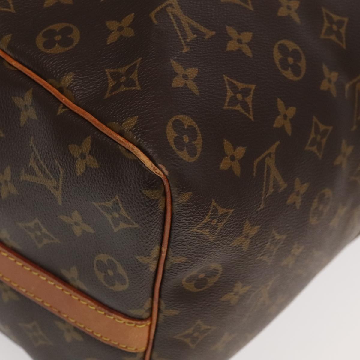 LOUIS VUITTON Monogram Keepall Bandouliere 50 Boston Bag M41416 LV Auth 85407