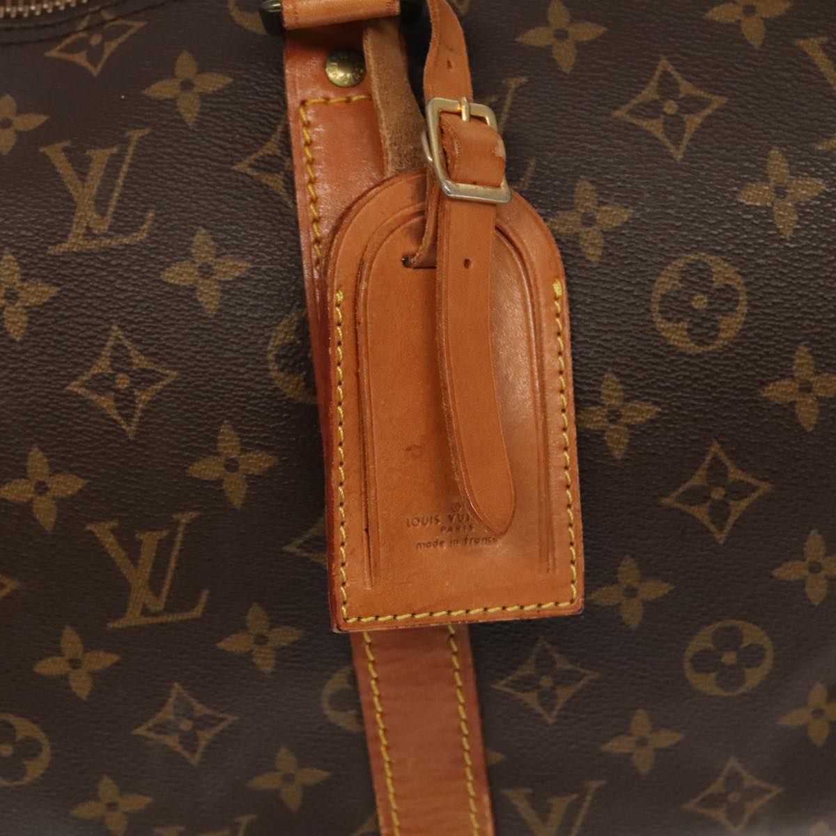 LOUIS VUITTON Monogram Keepall Bandouliere 50 Boston Bag M41416 LV Auth 85407