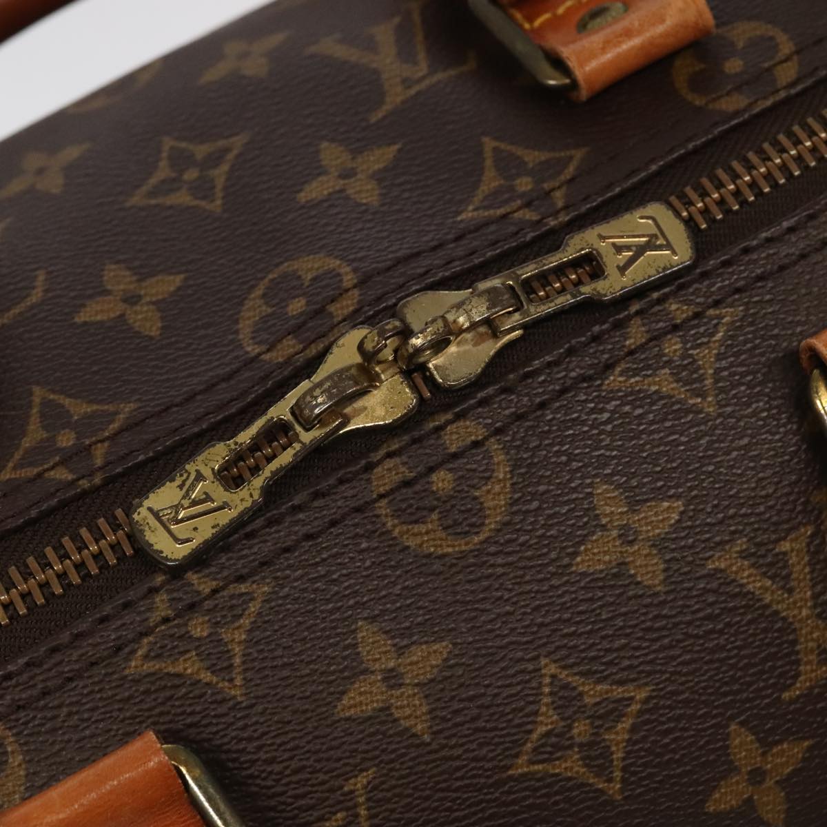 LOUIS VUITTON Monogram Keepall Bandouliere 50 Boston Bag M41416 LV Auth 85407