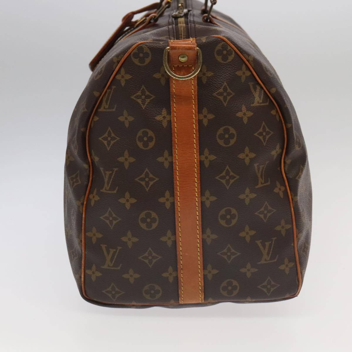 LOUIS VUITTON Monogram Keepall Bandouliere 50 Boston Bag M41416 LV Auth 85407