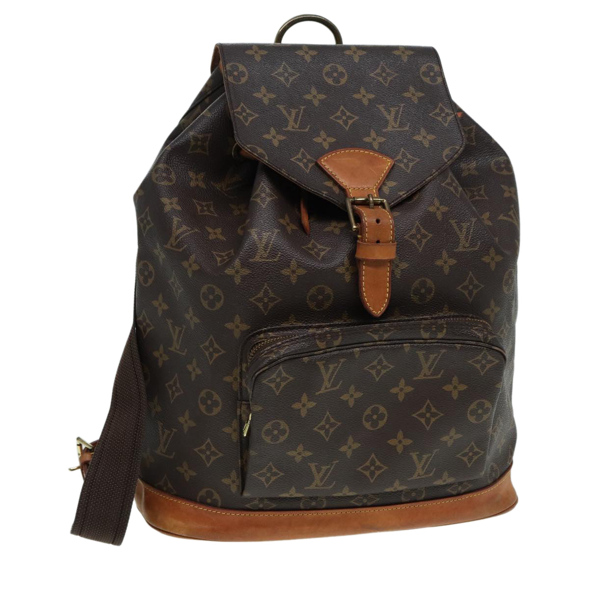 LOUIS VUITTON Monogram Montsouris GM Backpack M51135 LV Auth 85457