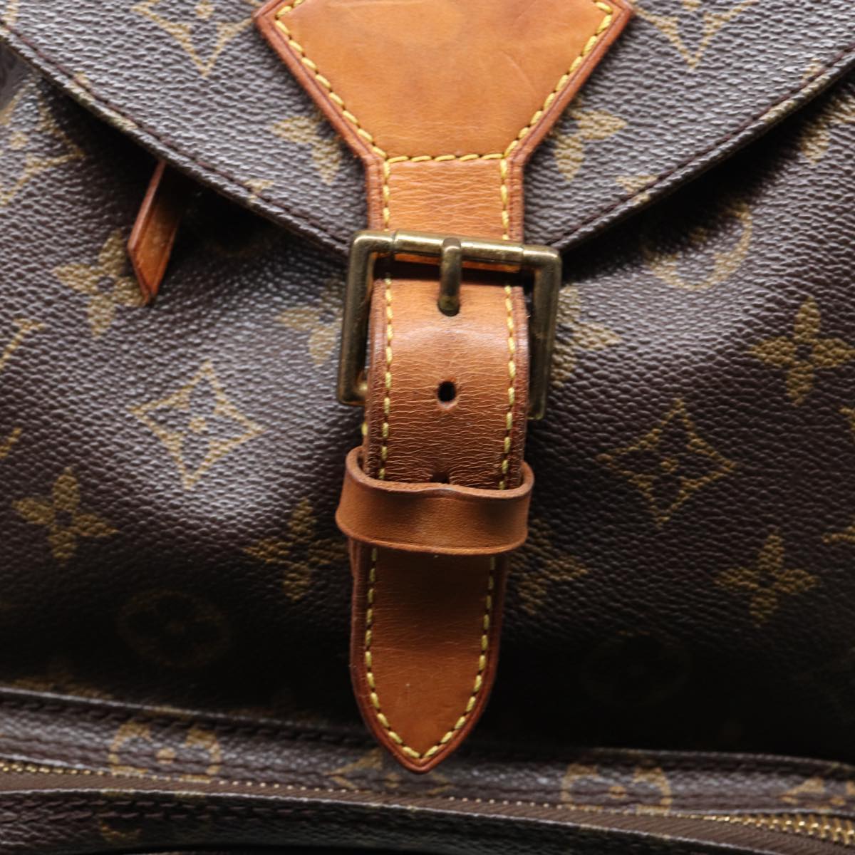 LOUIS VUITTON Monogram Montsouris GM Backpack M51135 LV Auth 85457