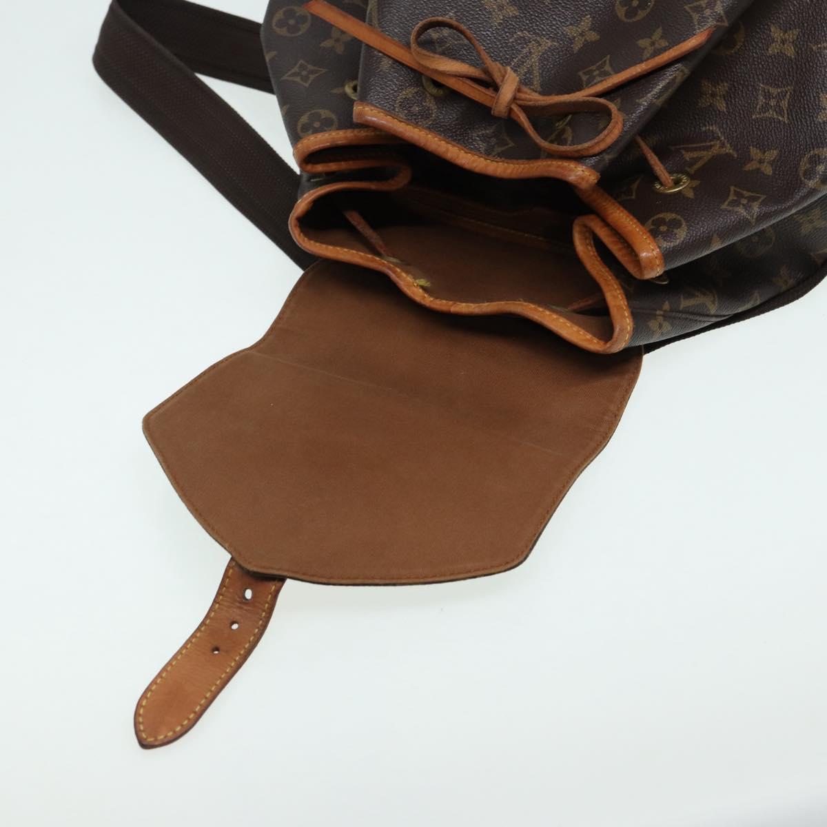 LOUIS VUITTON Monogram Montsouris GM Backpack M51135 LV Auth 85457