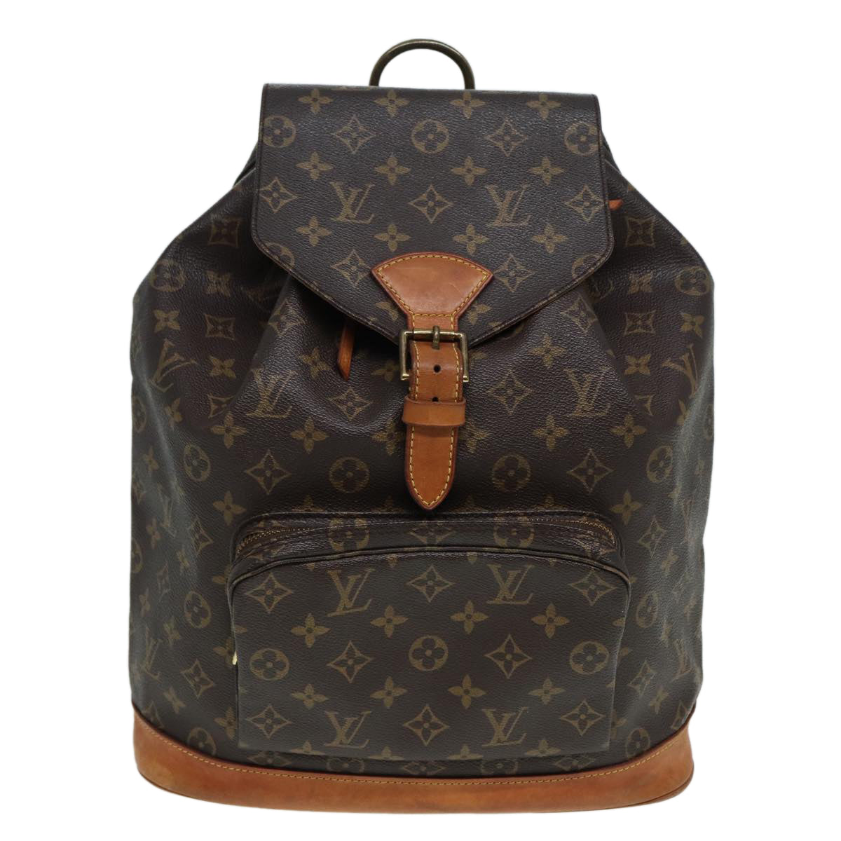 LOUIS VUITTON Monogram Montsouris GM Backpack M51135 LV Auth 85457