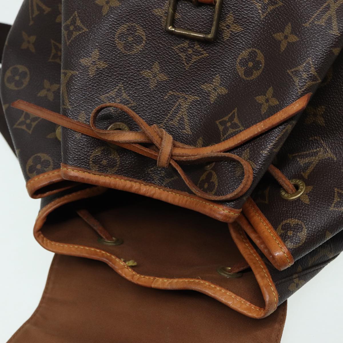 LOUIS VUITTON Monogram Montsouris GM Backpack M51135 LV Auth 85457