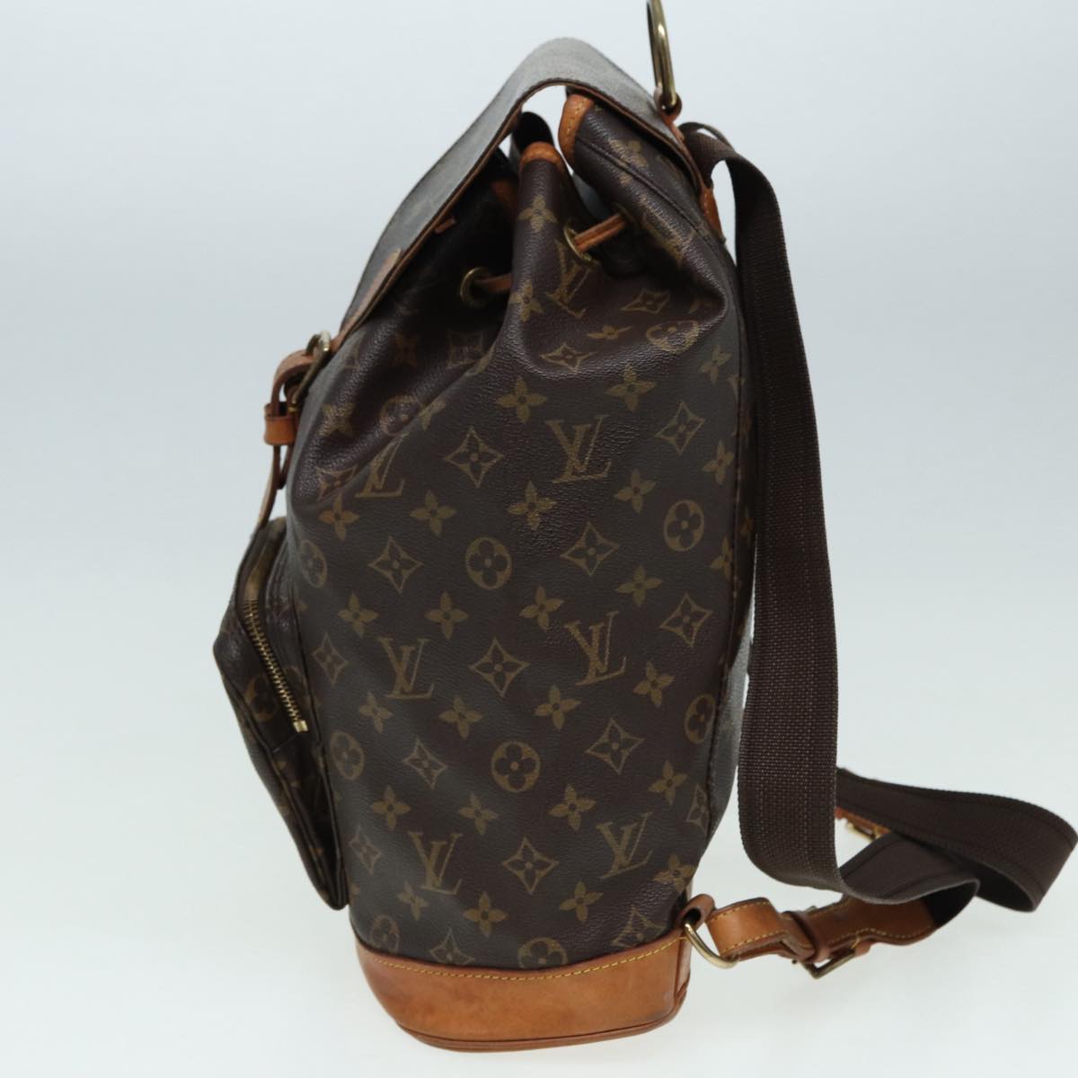 LOUIS VUITTON Monogram Montsouris GM Backpack M51135 LV Auth 85457