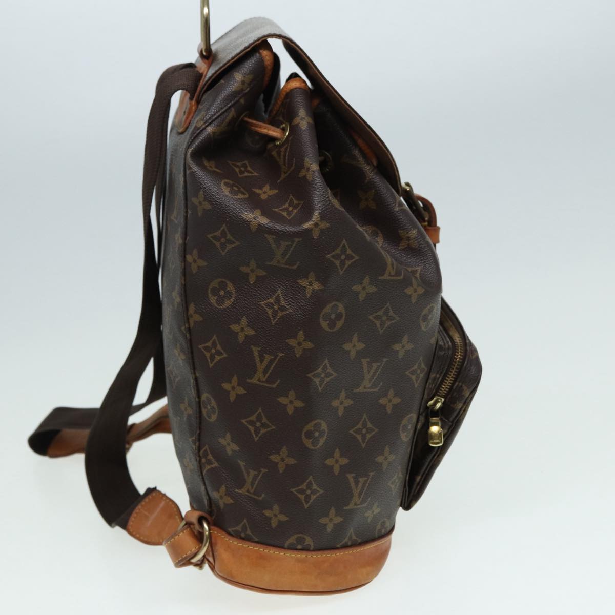 LOUIS VUITTON Monogram Montsouris GM Backpack M51135 LV Auth 85457