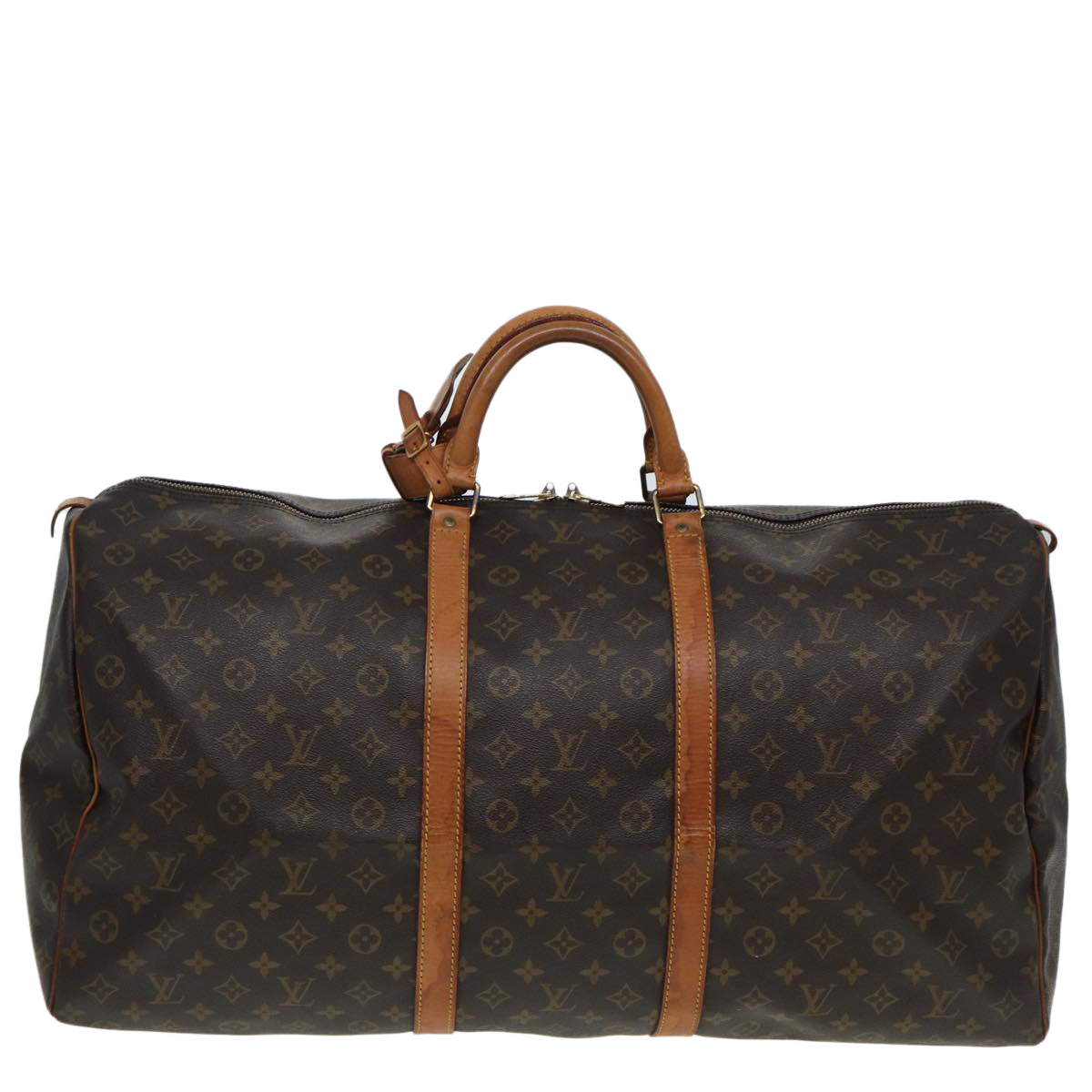 LOUIS VUITTON Monogram Keepall 60 Boston Bag M41422 LV Auth 85460