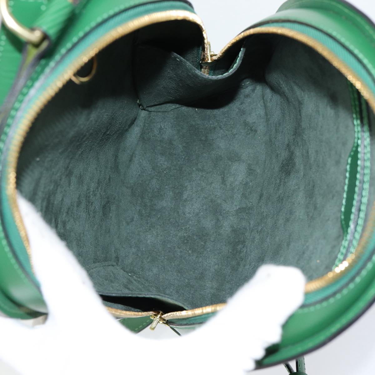 LOUIS VUITTON Epi Mabillon Backpack Green M52234 LV Auth 85593