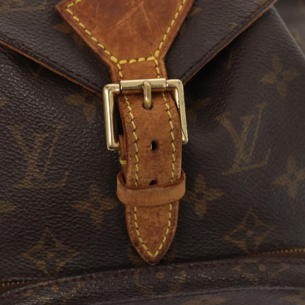 LOUIS VUITTON Monogram Montsouris MM Backpack M51136 LV Auth 85606