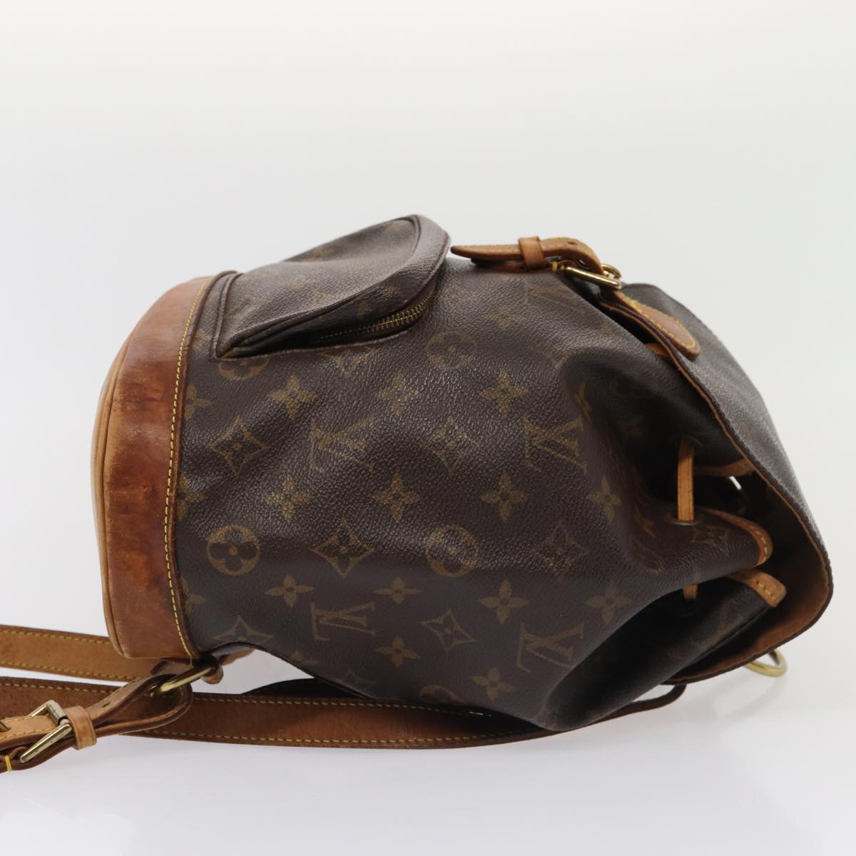 LOUIS VUITTON Monogram Montsouris MM Backpack M51136 LV Auth 85606