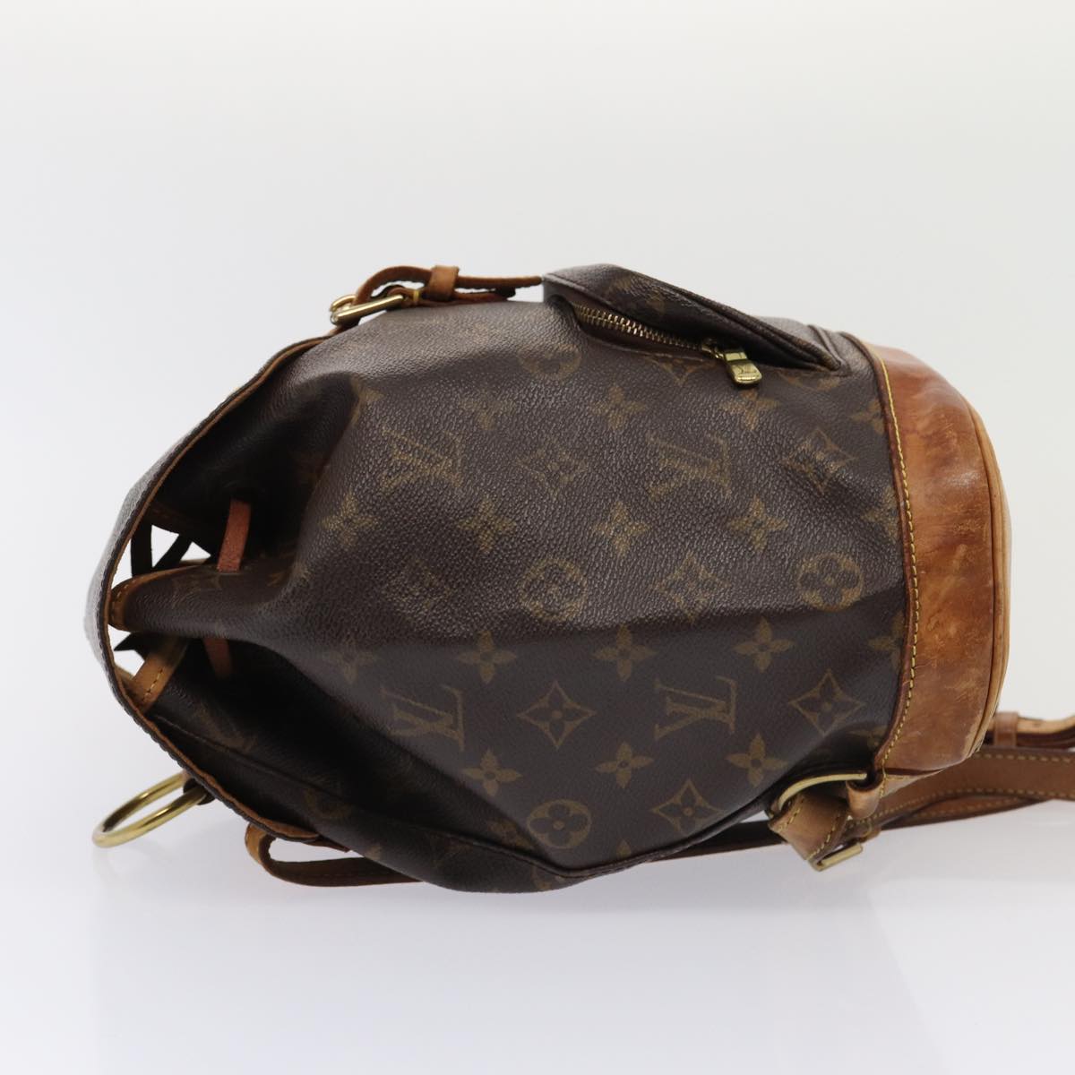 LOUIS VUITTON Monogram Montsouris MM Backpack M51136 LV Auth 85606