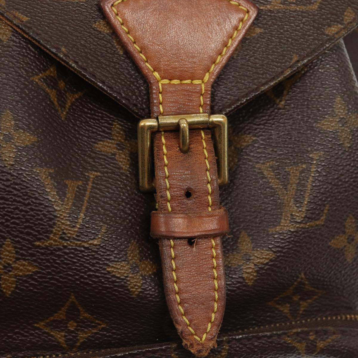 LOUIS VUITTON Monogram Montsouris MM Backpack M51136 LV Auth 85607