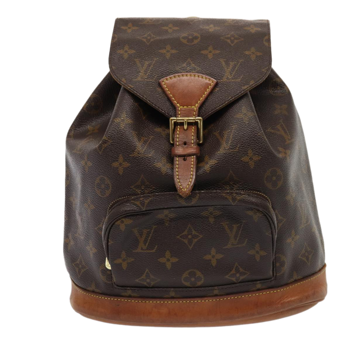 LOUIS VUITTON Monogram Montsouris MM Backpack M51136 LV Auth 85607