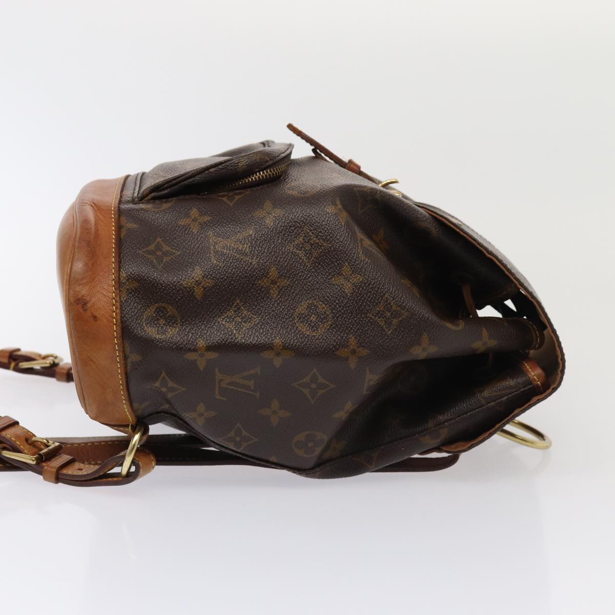 LOUIS VUITTON Monogram Montsouris MM Backpack M51136 LV Auth 85607