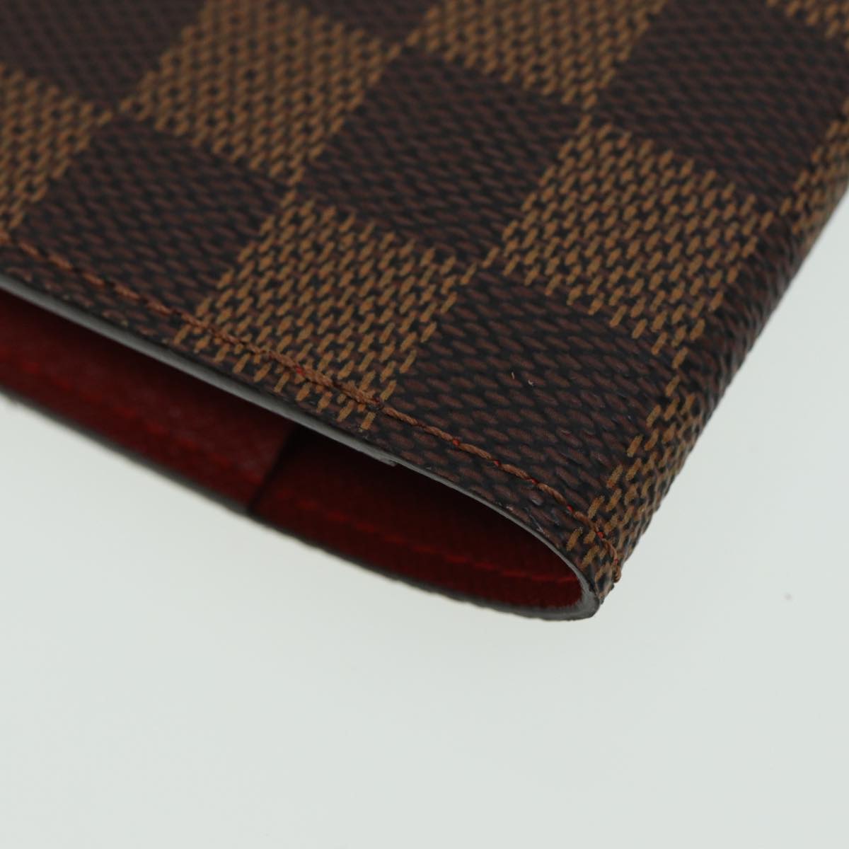 LOUIS VUITTON Damier Ebene CD Case LV Auth 85648
