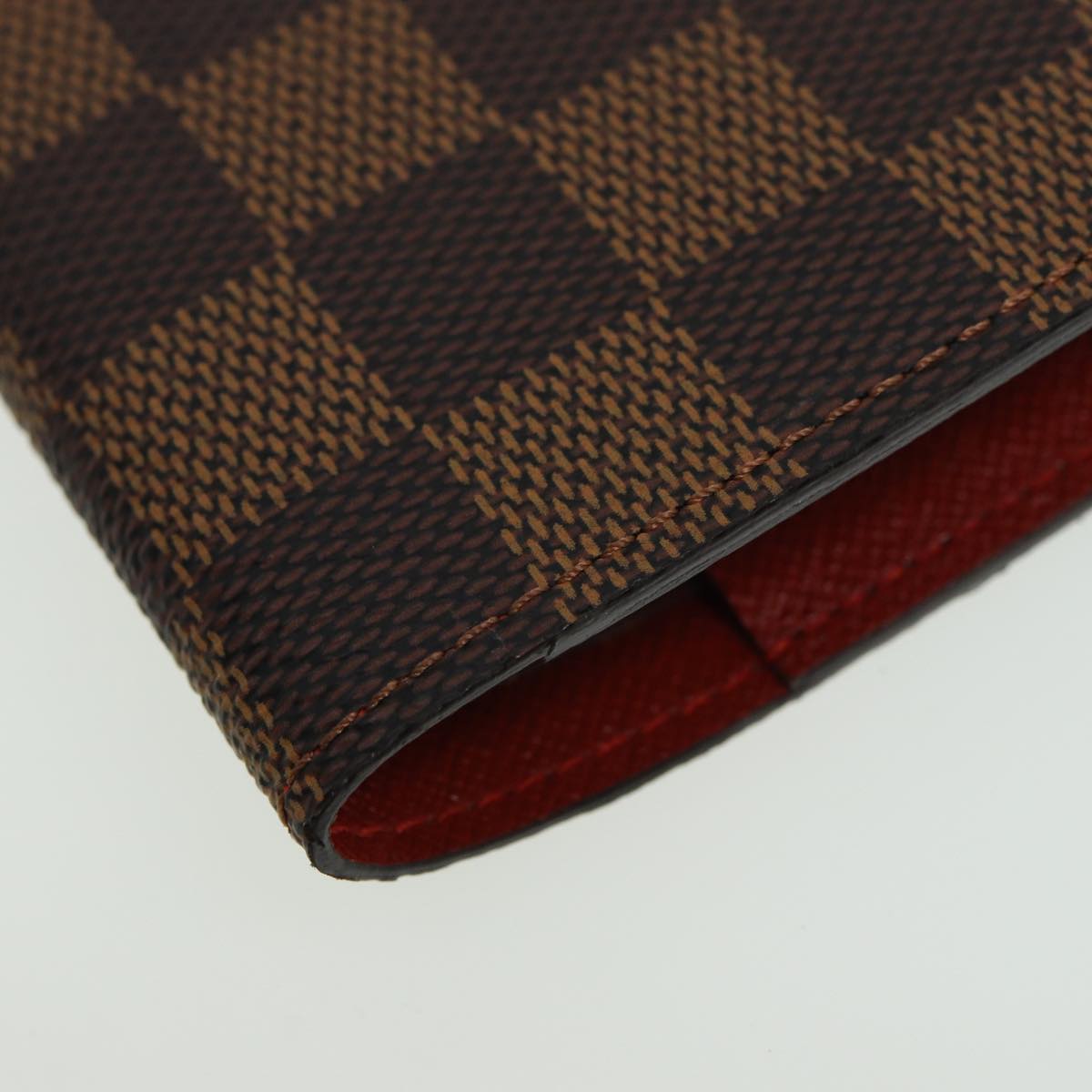 LOUIS VUITTON Damier Ebene CD Case LV Auth 85648