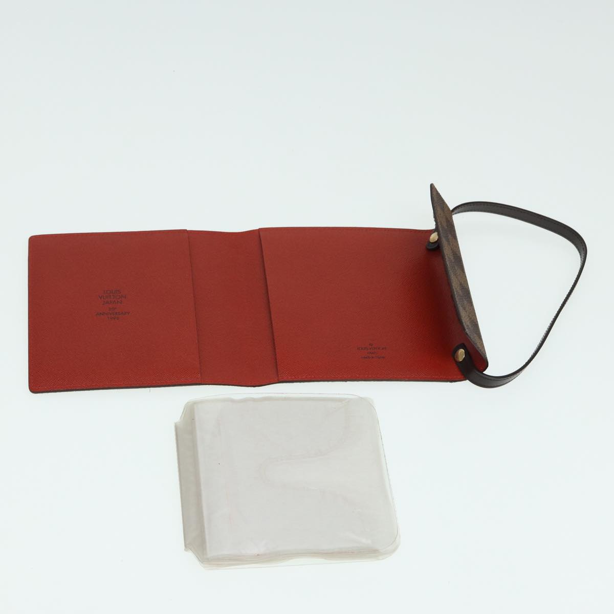 LOUIS VUITTON Damier Ebene CD Case LV Auth 85648