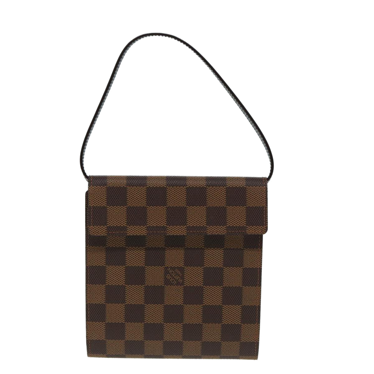 LOUIS VUITTON Damier Ebene CD Case LV Auth 85648