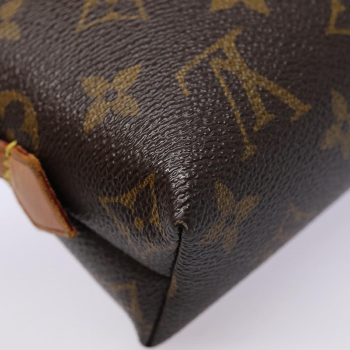 LOUIS VUITTON Monogram Pochette Cosmetic GM Cosmetic Pouch M47353 LV Auth 85662