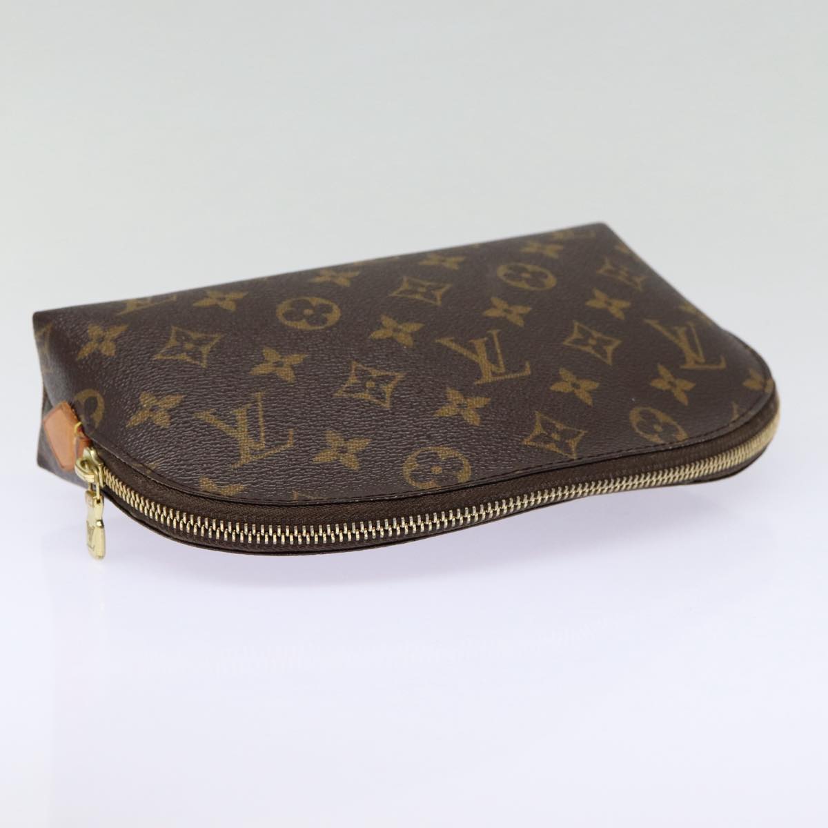 LOUIS VUITTON Monogram Pochette Cosmetic GM Cosmetic Pouch M47353 LV Auth 85662