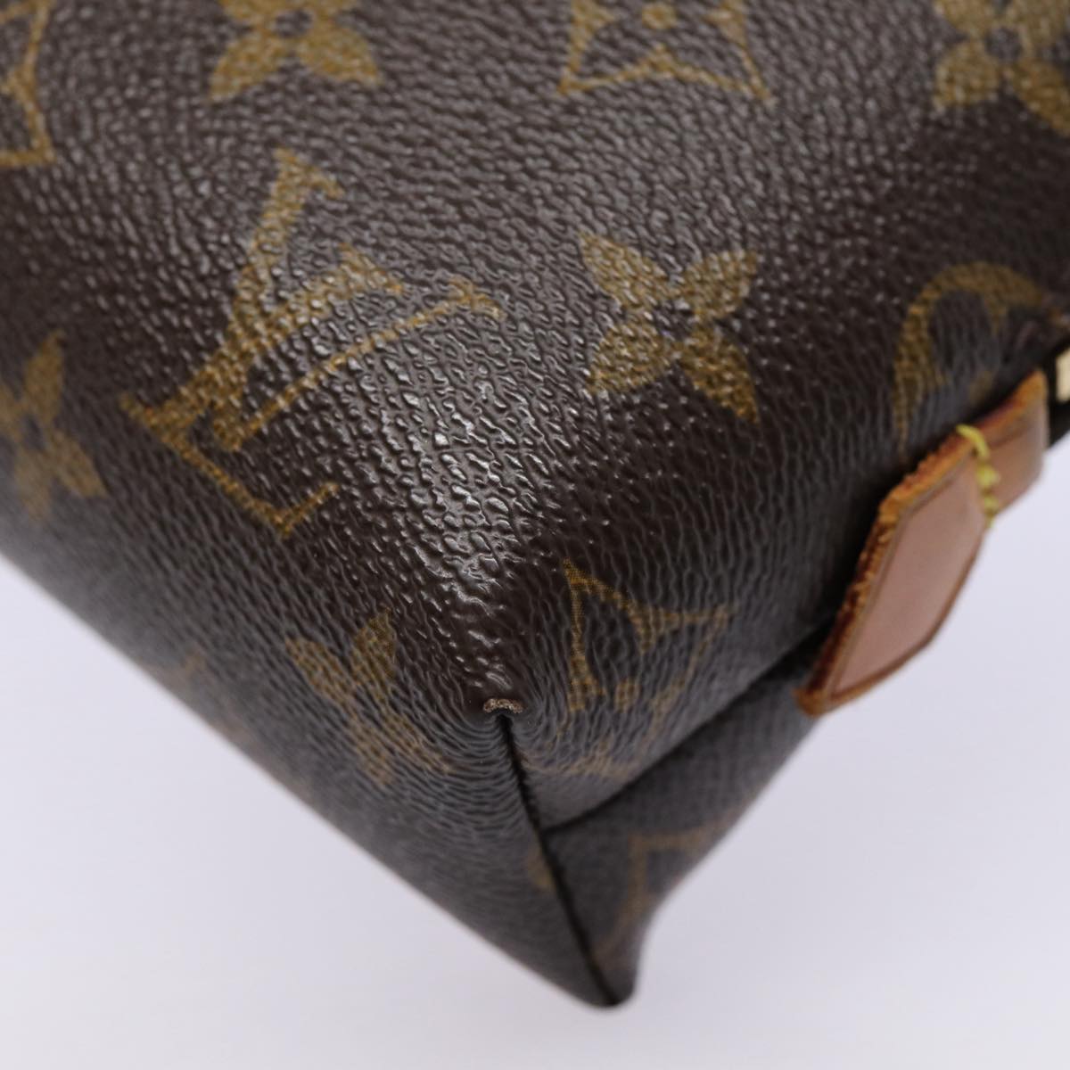 LOUIS VUITTON Monogram Pochette Cosmetic GM Cosmetic Pouch M47353 LV Auth 85662