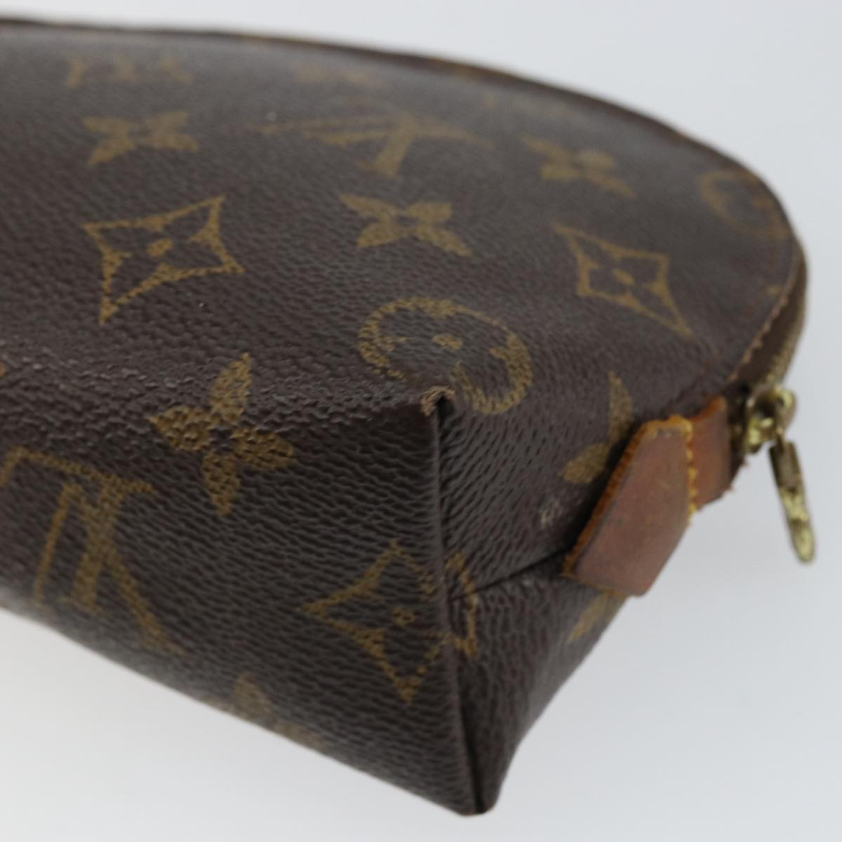 LOUIS VUITTON Monogram Pochette Cosmetic PM Cosmetic Pouch M47515 LV Auth 85663