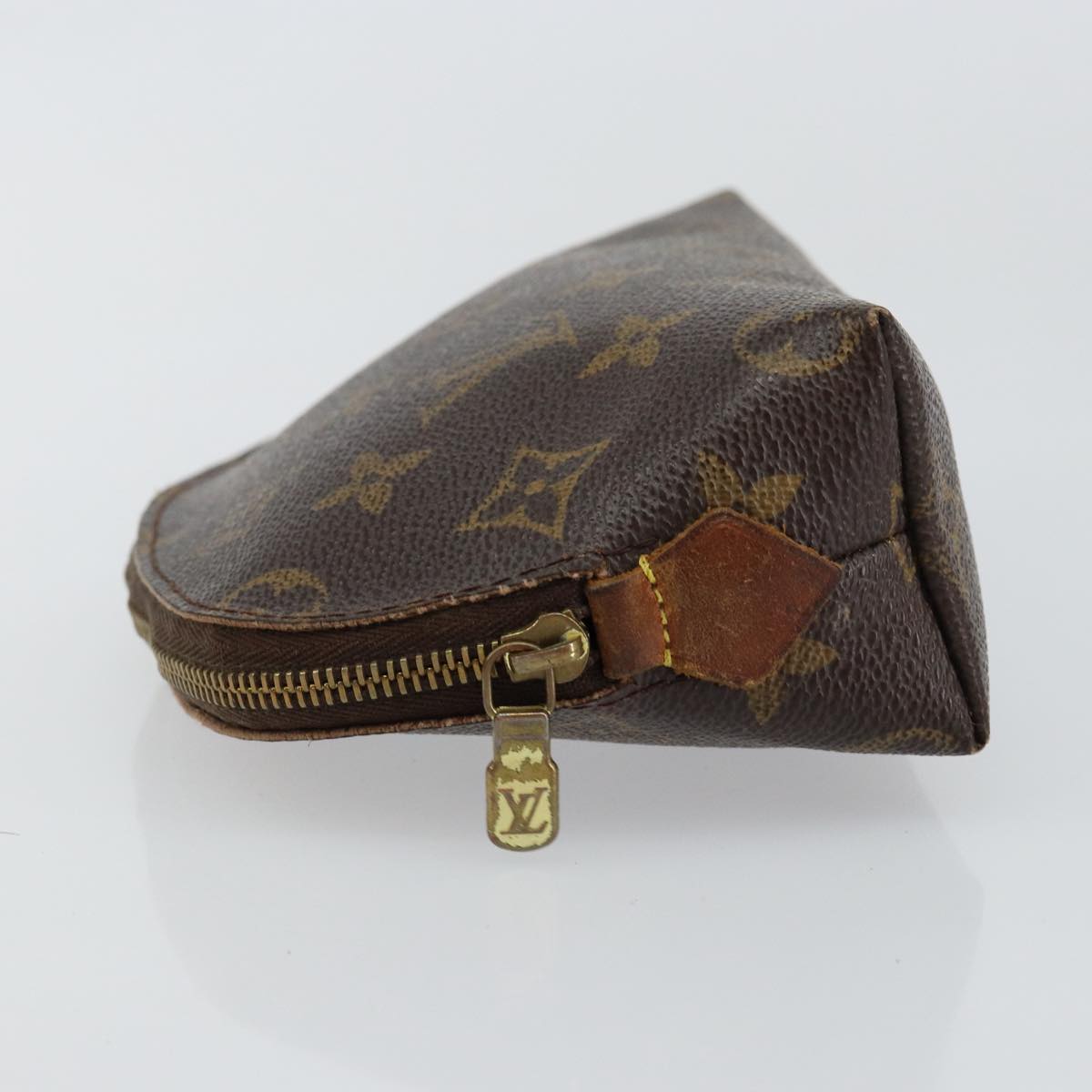 LOUIS VUITTON Monogram Pochette Cosmetic PM Cosmetic Pouch M47515 LV Auth 85663
