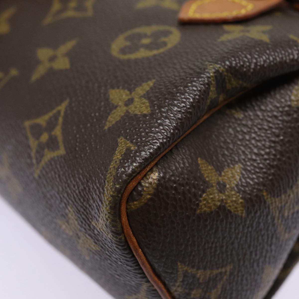 LOUIS VUITTON Monogram Mini Speedy Hand Bag M41534 LV Auth 85664