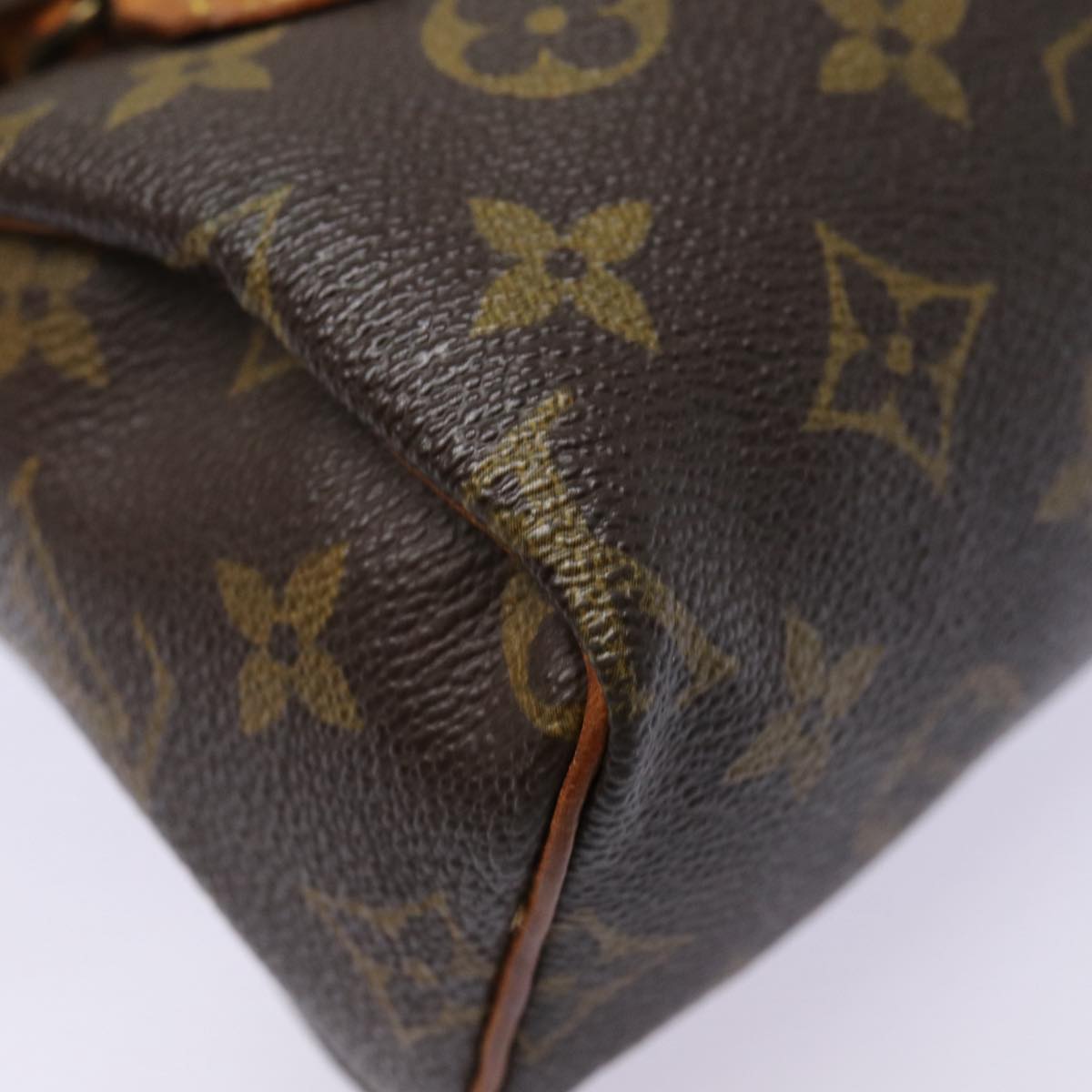 LOUIS VUITTON Monogram Mini Speedy Hand Bag M41534 LV Auth 85664