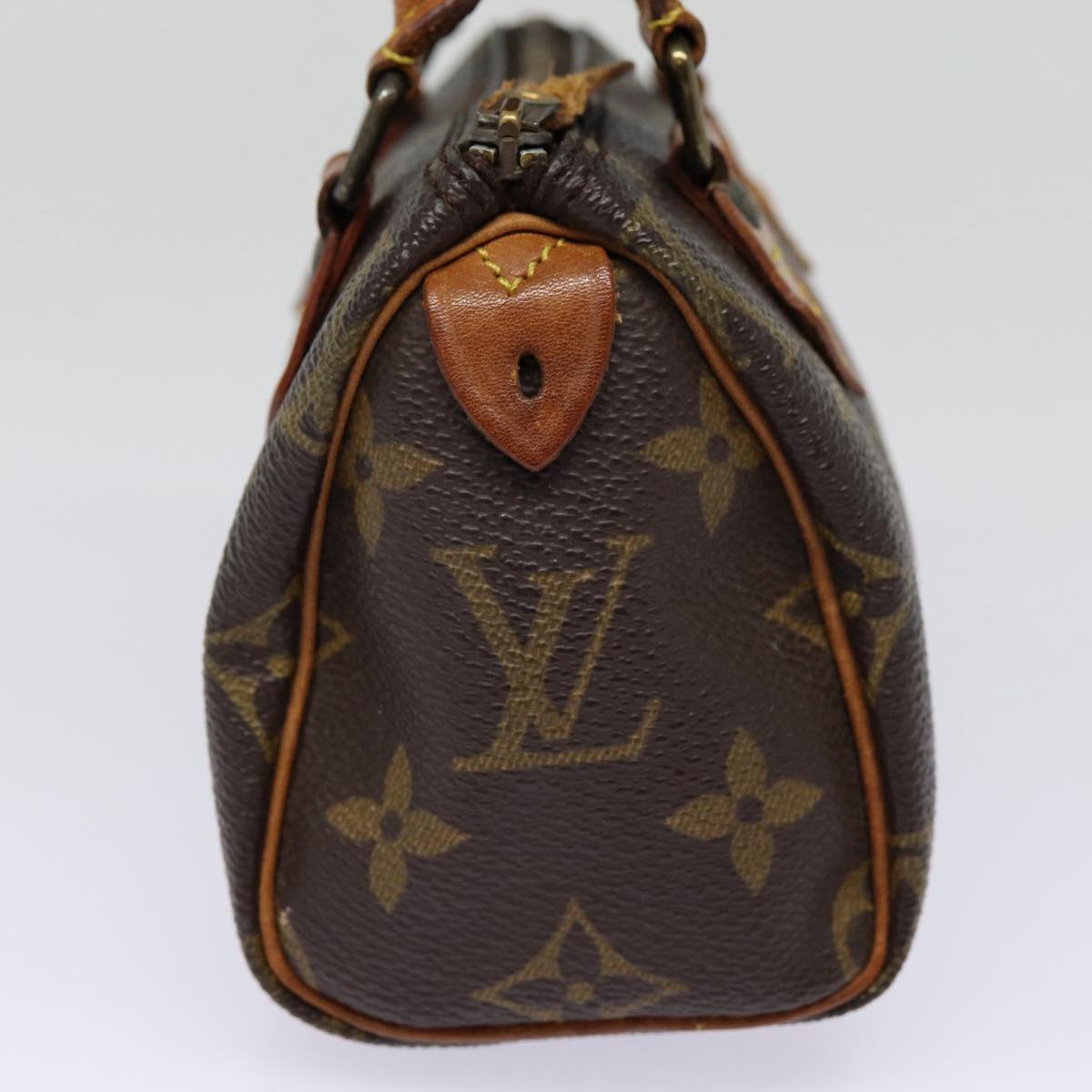 LOUIS VUITTON Monogram Mini Speedy Hand Bag M41534 LV Auth 85664