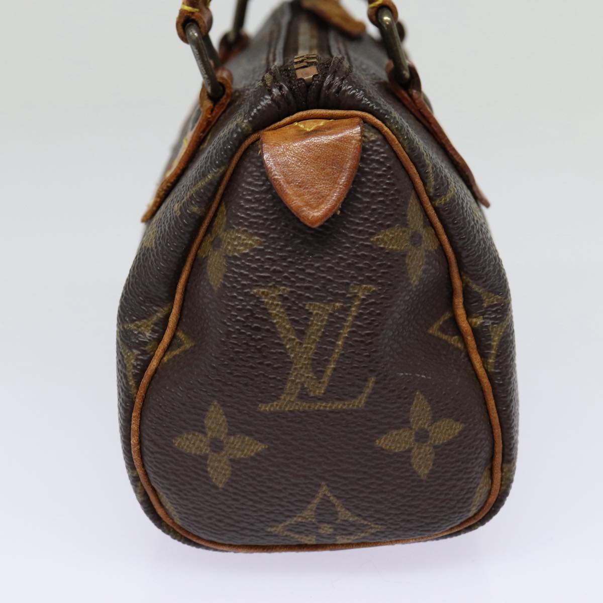 LOUIS VUITTON Monogram Mini Speedy Hand Bag M41534 LV Auth 85664