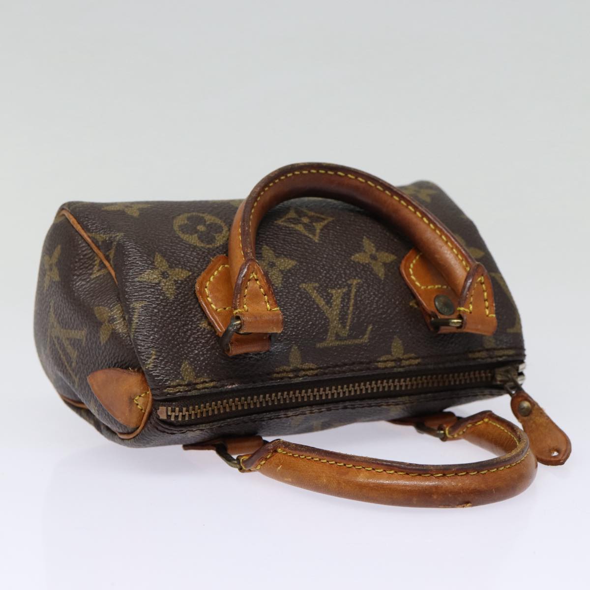 LOUIS VUITTON Monogram Mini Speedy Hand Bag M41534 LV Auth 85664