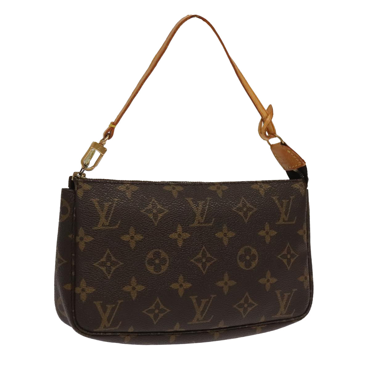 LOUIS VUITTON Monogram Pochette Accessoires Pouch M51980 LV Auth 85666