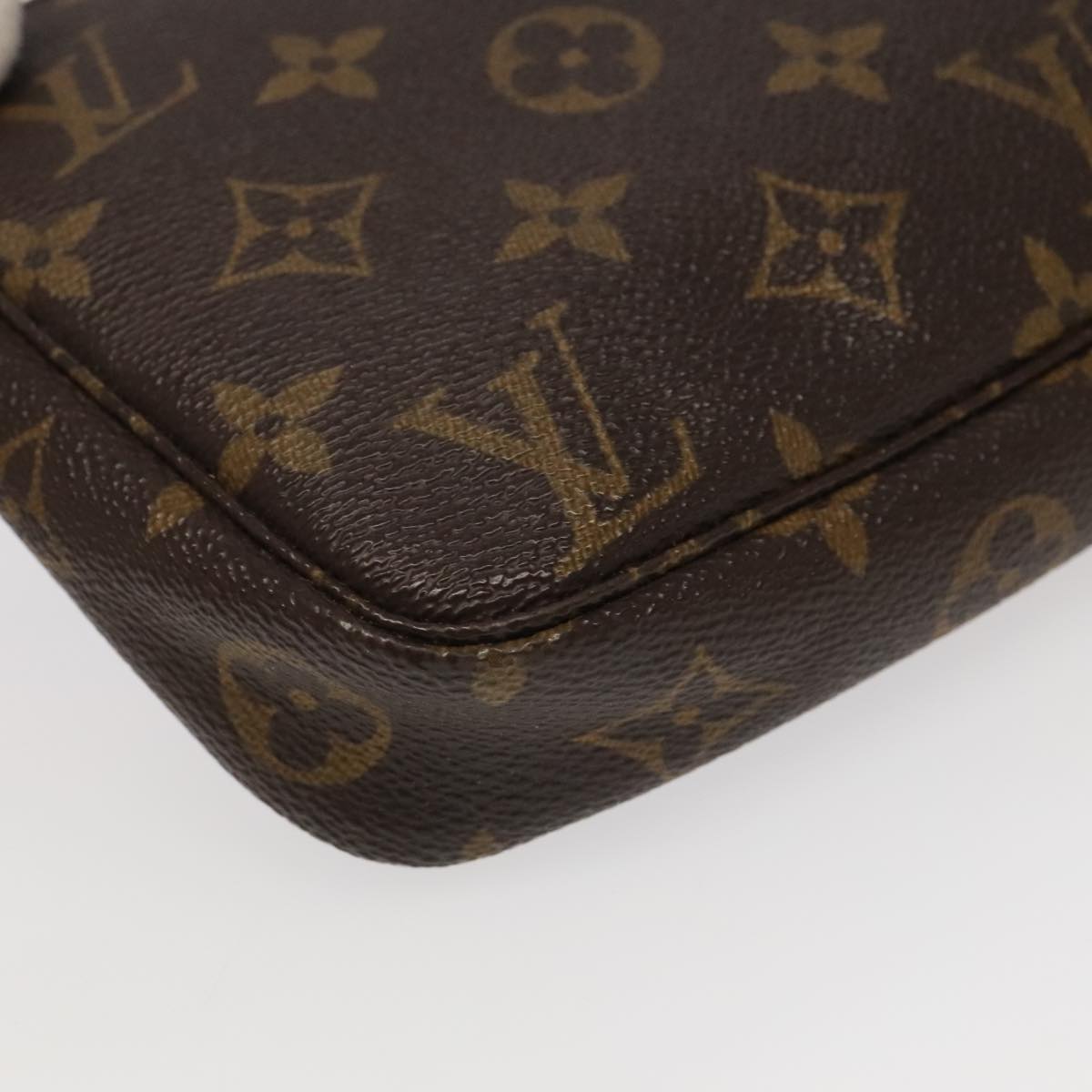 LOUIS VUITTON Monogram Pochette Accessoires Pouch M51980 LV Auth 85666