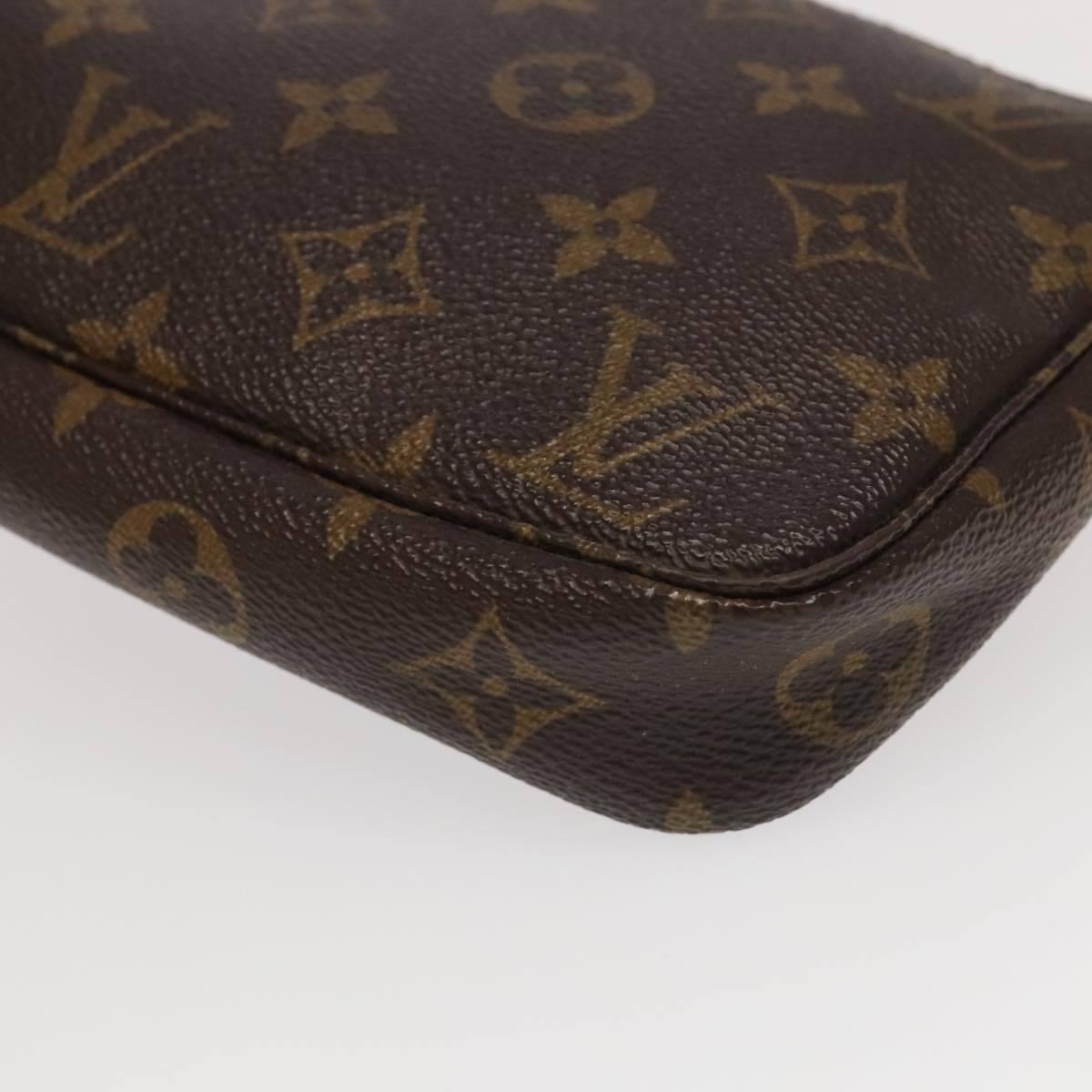 LOUIS VUITTON Monogram Pochette Accessoires Pouch M51980 LV Auth 85666