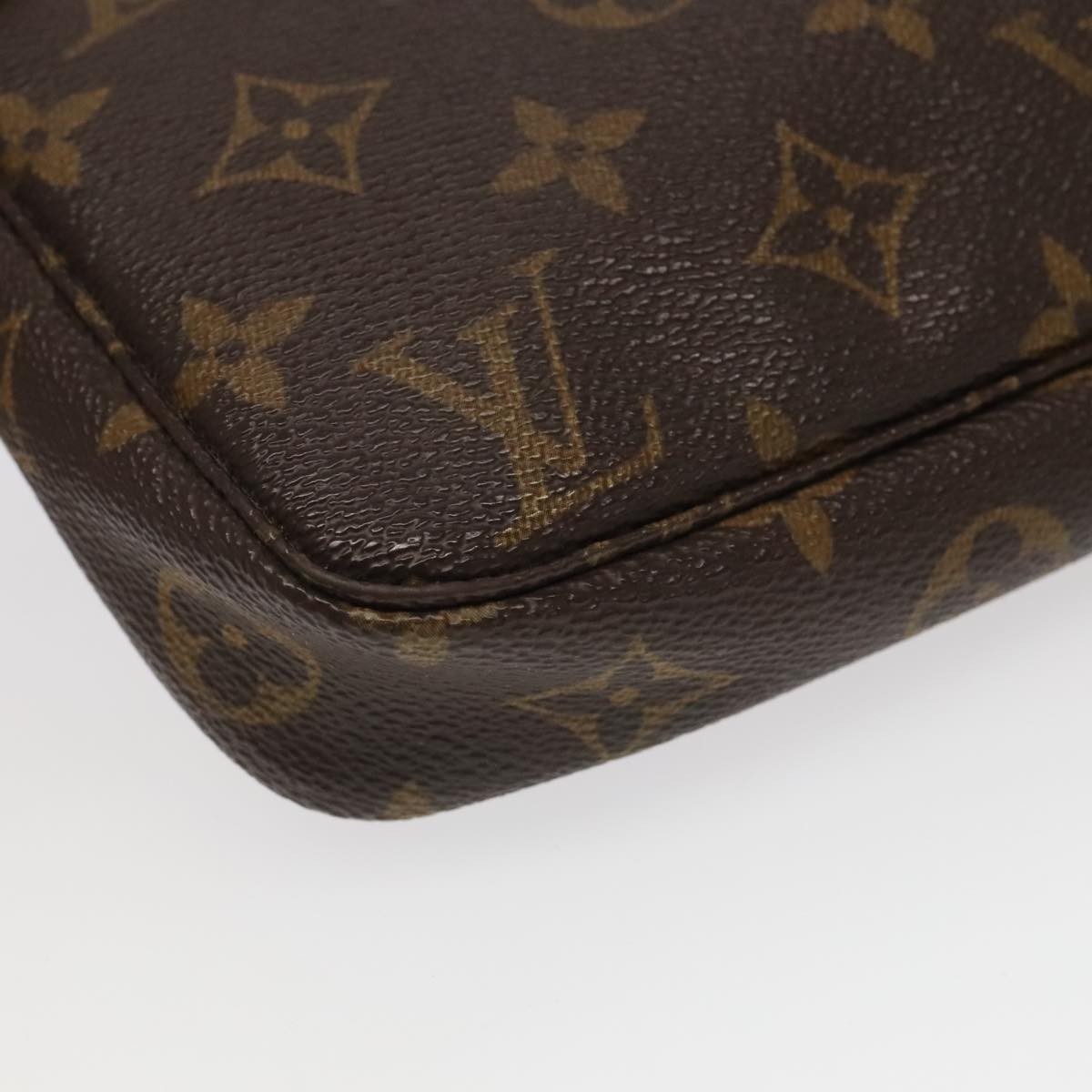 LOUIS VUITTON Monogram Pochette Accessoires Pouch M51980 LV Auth 85666