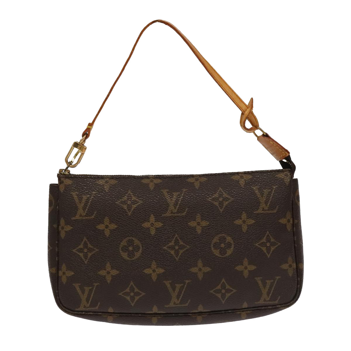 LOUIS VUITTON Monogram Pochette Accessoires Pouch M51980 LV Auth 85666