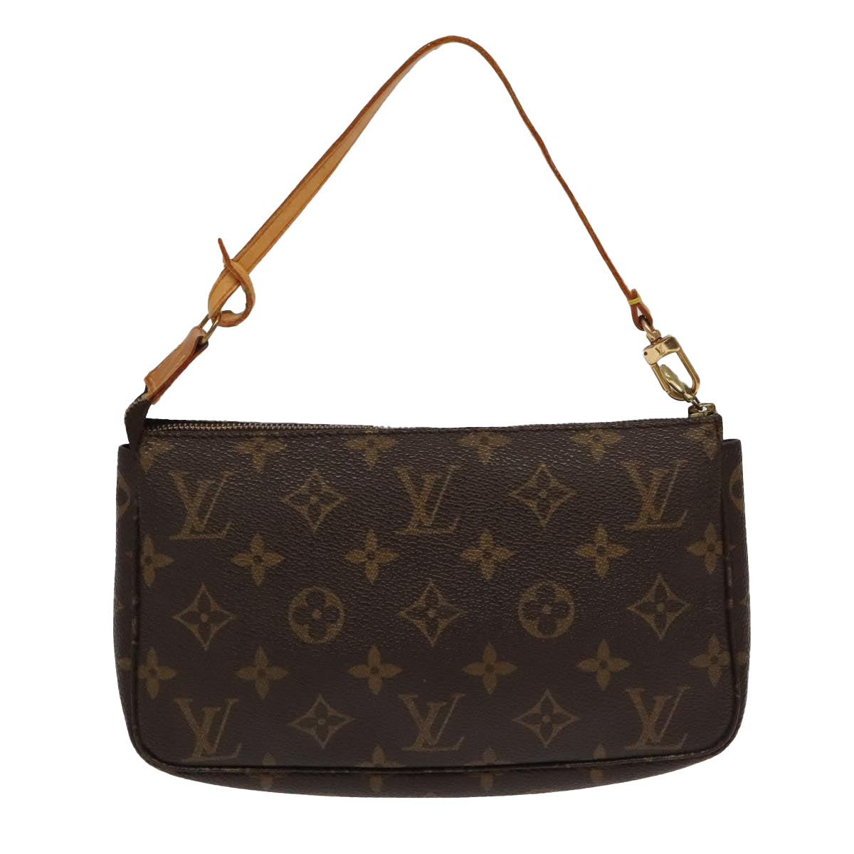 LOUIS VUITTON Monogram Pochette Accessoires Pouch M51980 LV Auth 85666